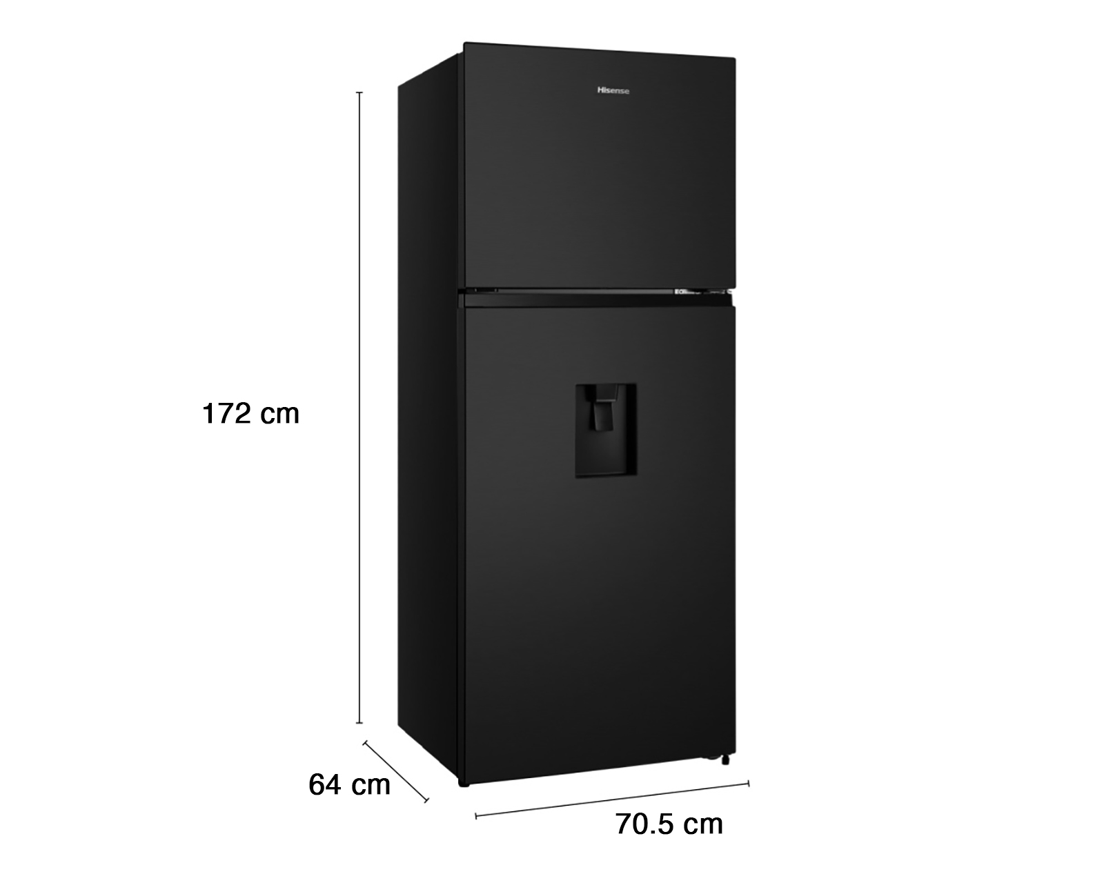 Foto 6 | Foto 6 | Refrigerador Hisense Top Mount 14 Pies Negro RT14N6BDX