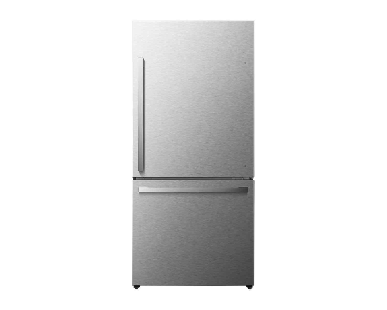 Refrigerador Hisense Bottom Mount 17 Pies Plateado RB18N6CDX1