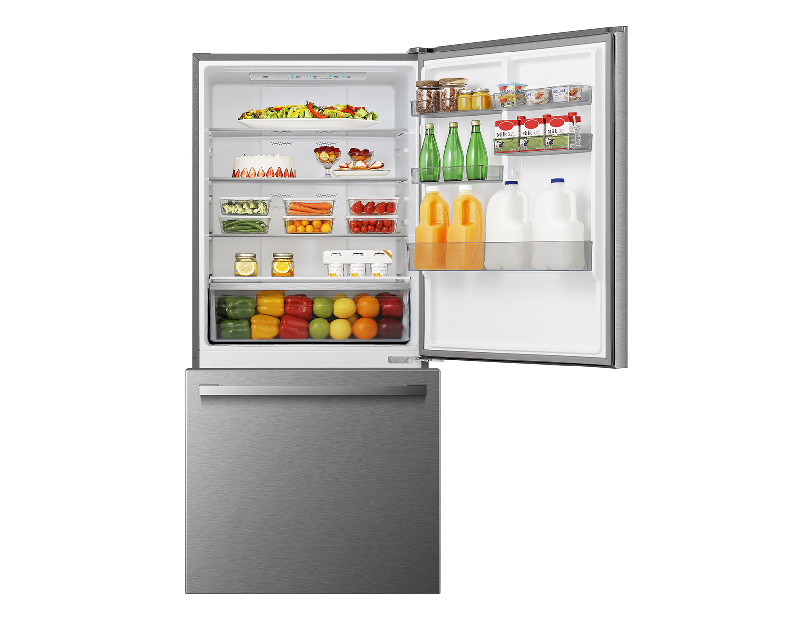 Foto 3 | Foto 3 | Refrigerador Hisense Bottom Mount 17 Pies Plateado RB18N6CDX1
