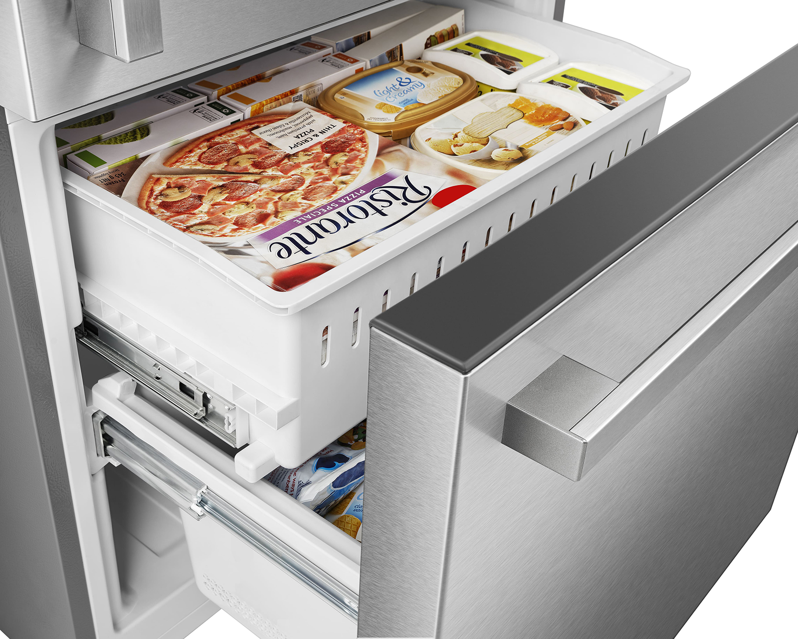 Foto 4 | Foto 4 | Refrigerador Hisense Bottom Mount 17 Pies Plateado RB18N6CDX1