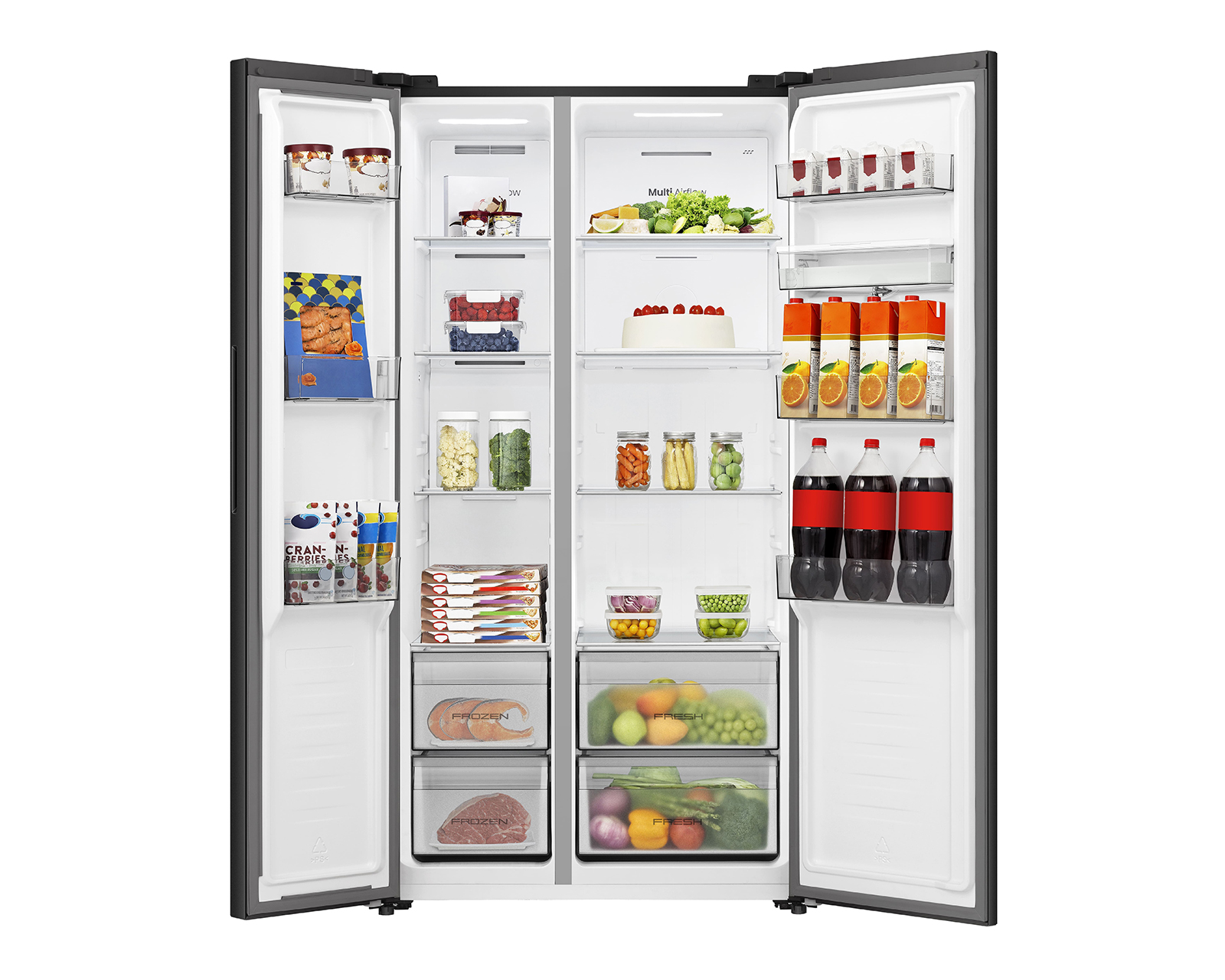 Foto 4 | Foto 4 | Refrigerador Hisense Side by Side 20 Pies Negro RS20N6WBX