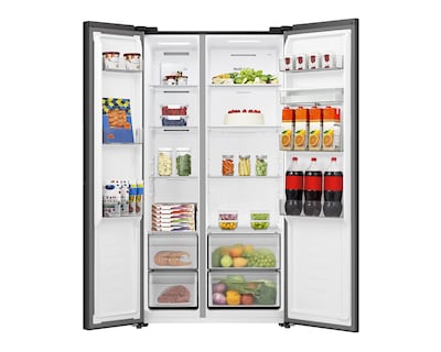 Foto 4 | Foto 4 | Refrigerador Hisense Side by Side 20 Pies Negro RS20N6WBX