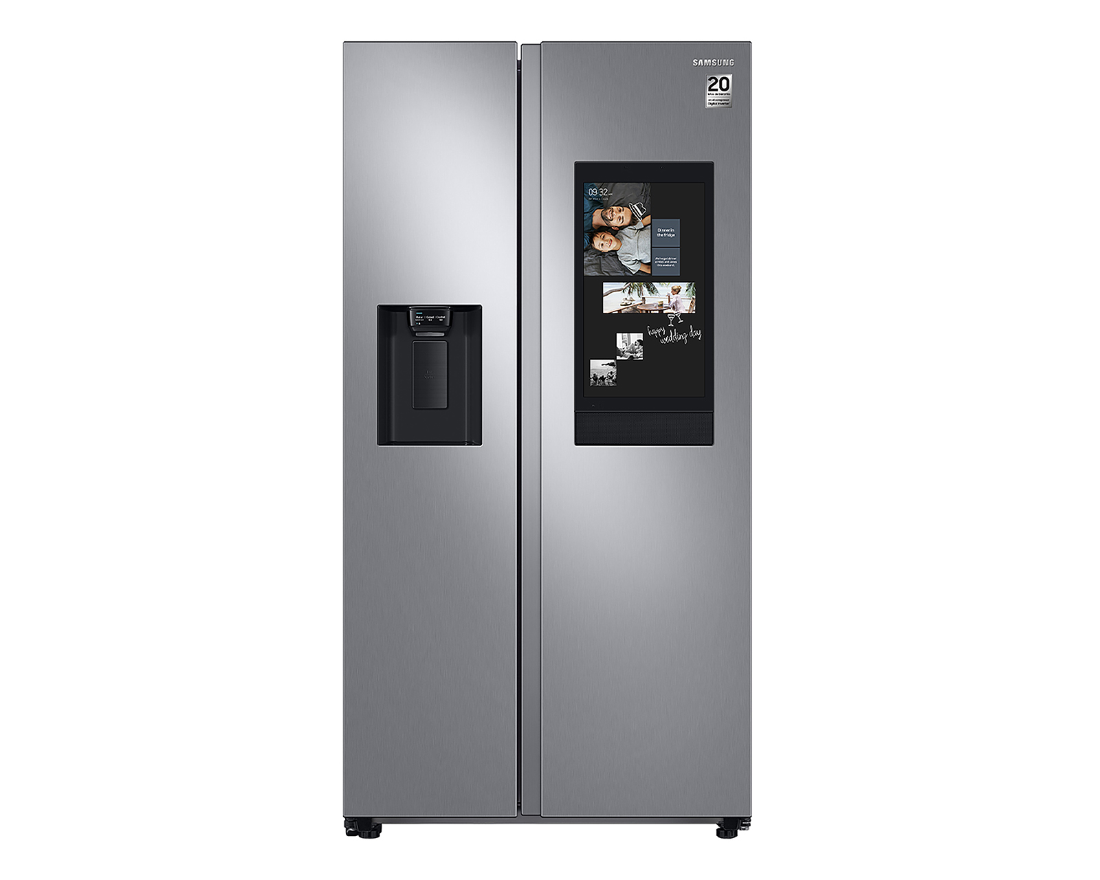 Foto 2 pulgar | Foto 1 | Refrigerador Samsung Side by Side 22 Pies Plateado RS22T5561S9/EM