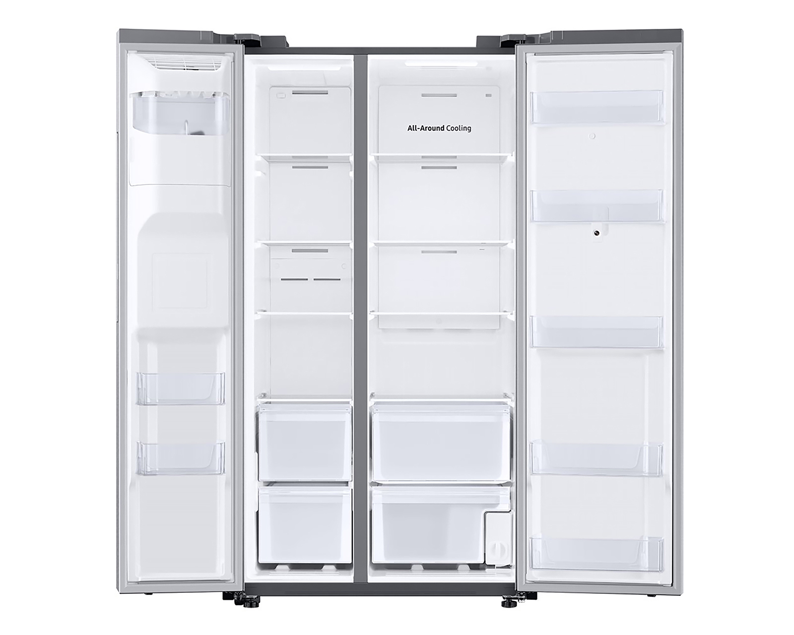 Foto 5 pulgar | Foto 4 | Refrigerador Samsung Side by Side 22 Pies Plateado RS22T5561S9/EM