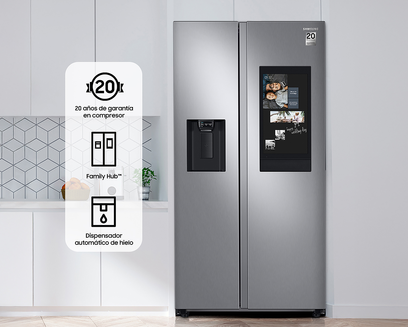 Foto 6 pulgar | Foto 5 | Refrigerador Samsung Side by Side 22 Pies Plateado RS22T5561S9/EM