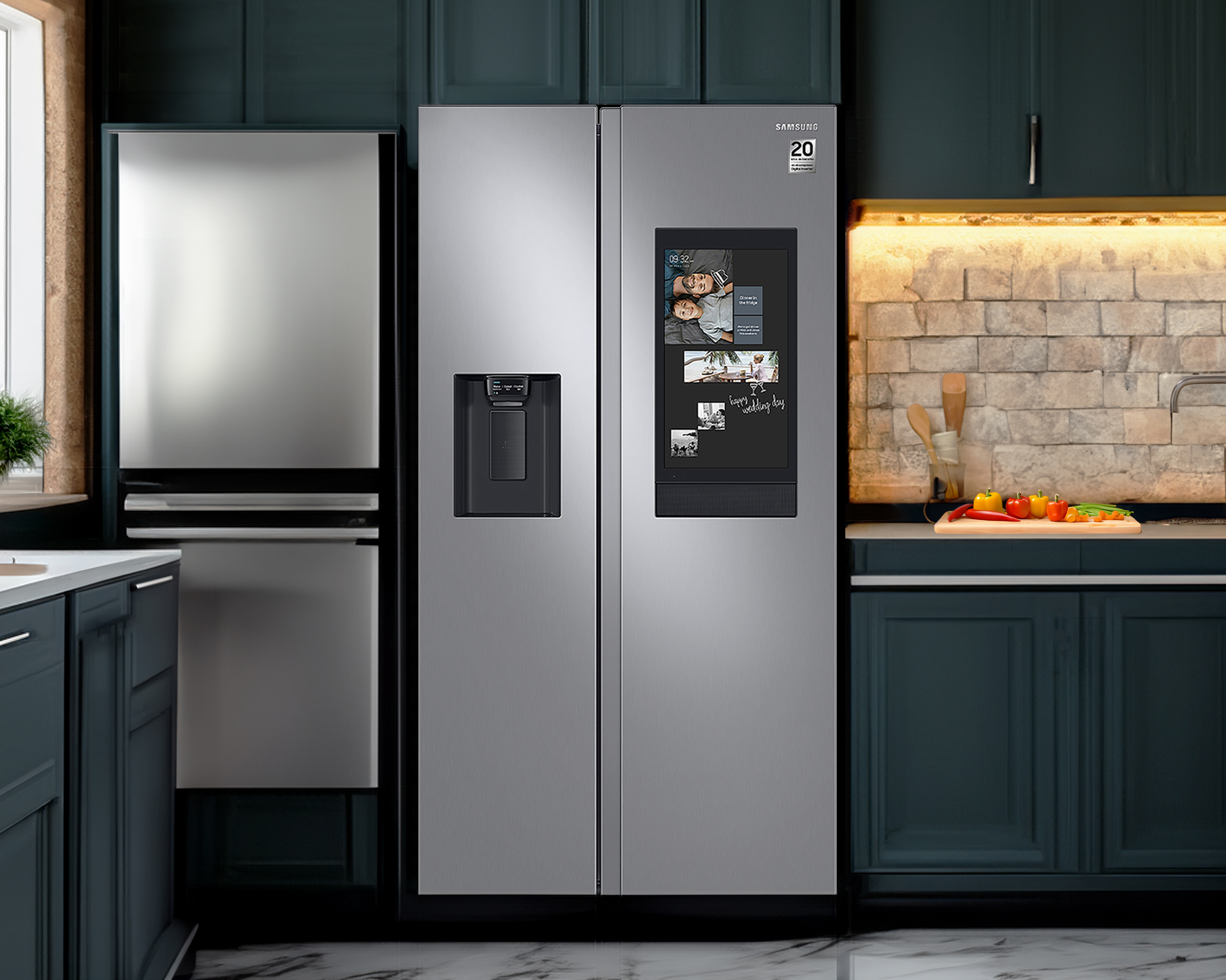 Foto 6 | Foto 6 | Refrigerador Samsung Side by Side 22 Pies Plateado RS22T5561S9/EM