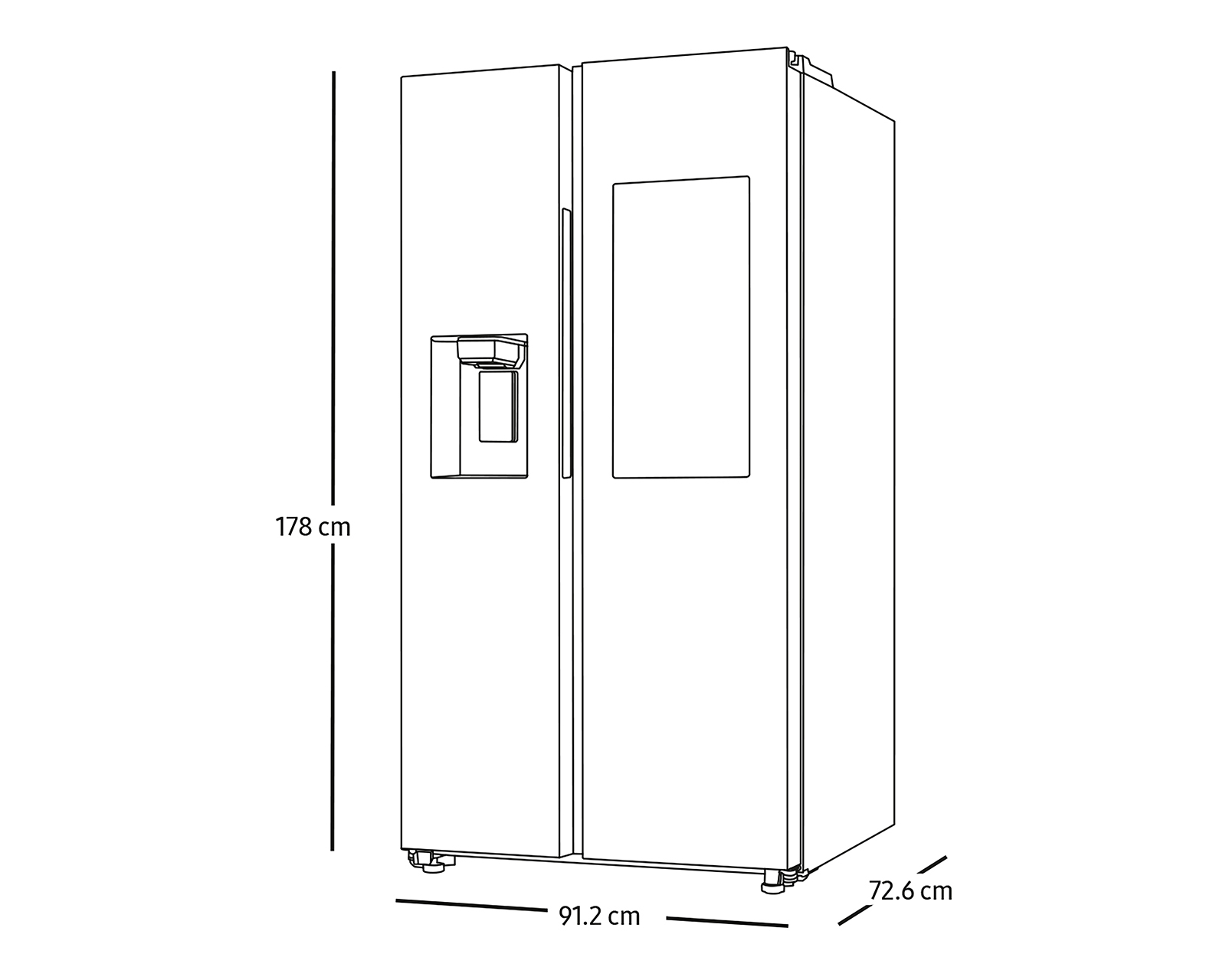 Foto 7 | Foto 7 | Refrigerador Samsung Side by Side 22 Pies Plateado RS22T5561S9/EM