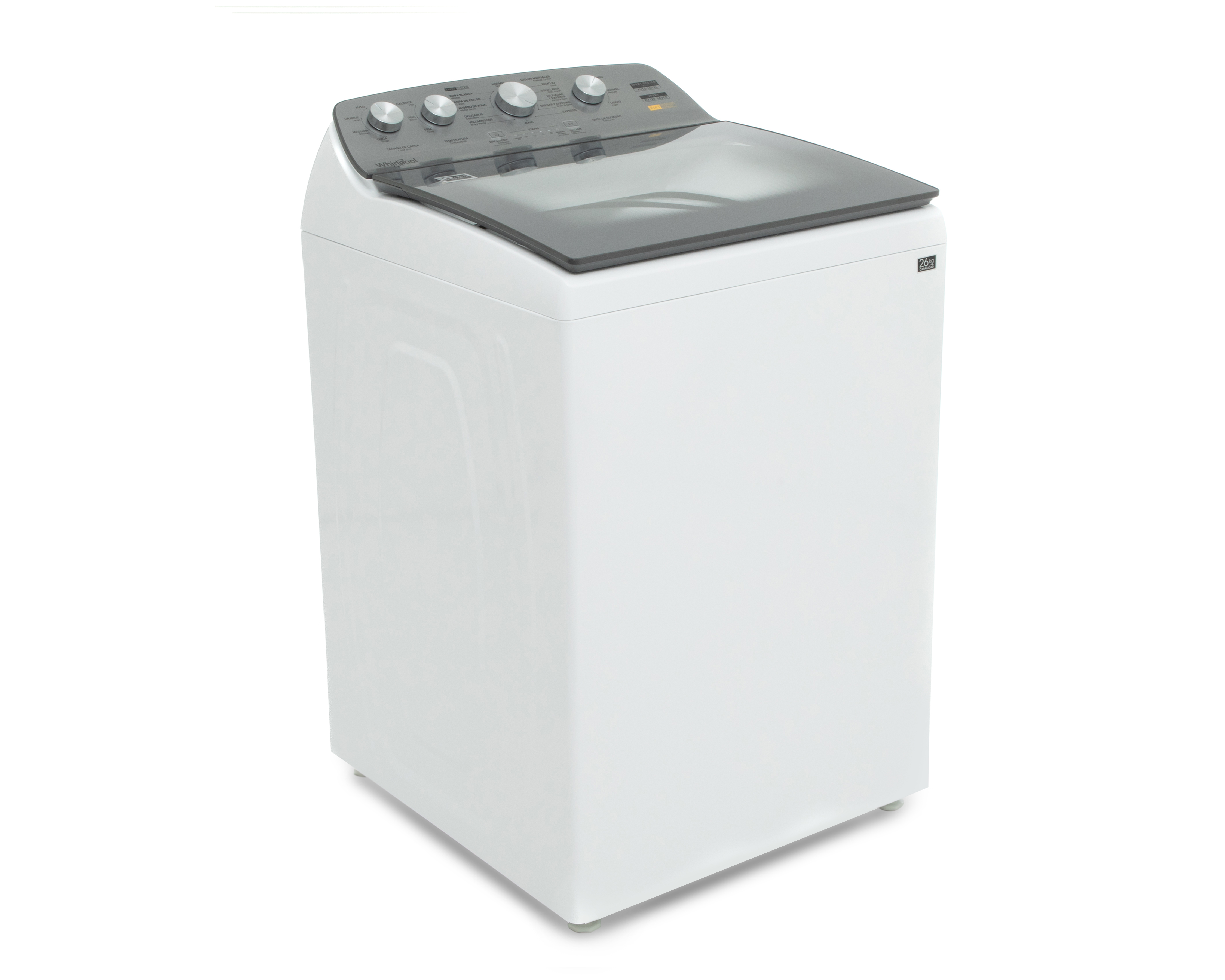 Foto 2 pulgar | Foto 1 | Lavadora Whirlpool Automática 8MWTW2654WRM 26 kg Blanca