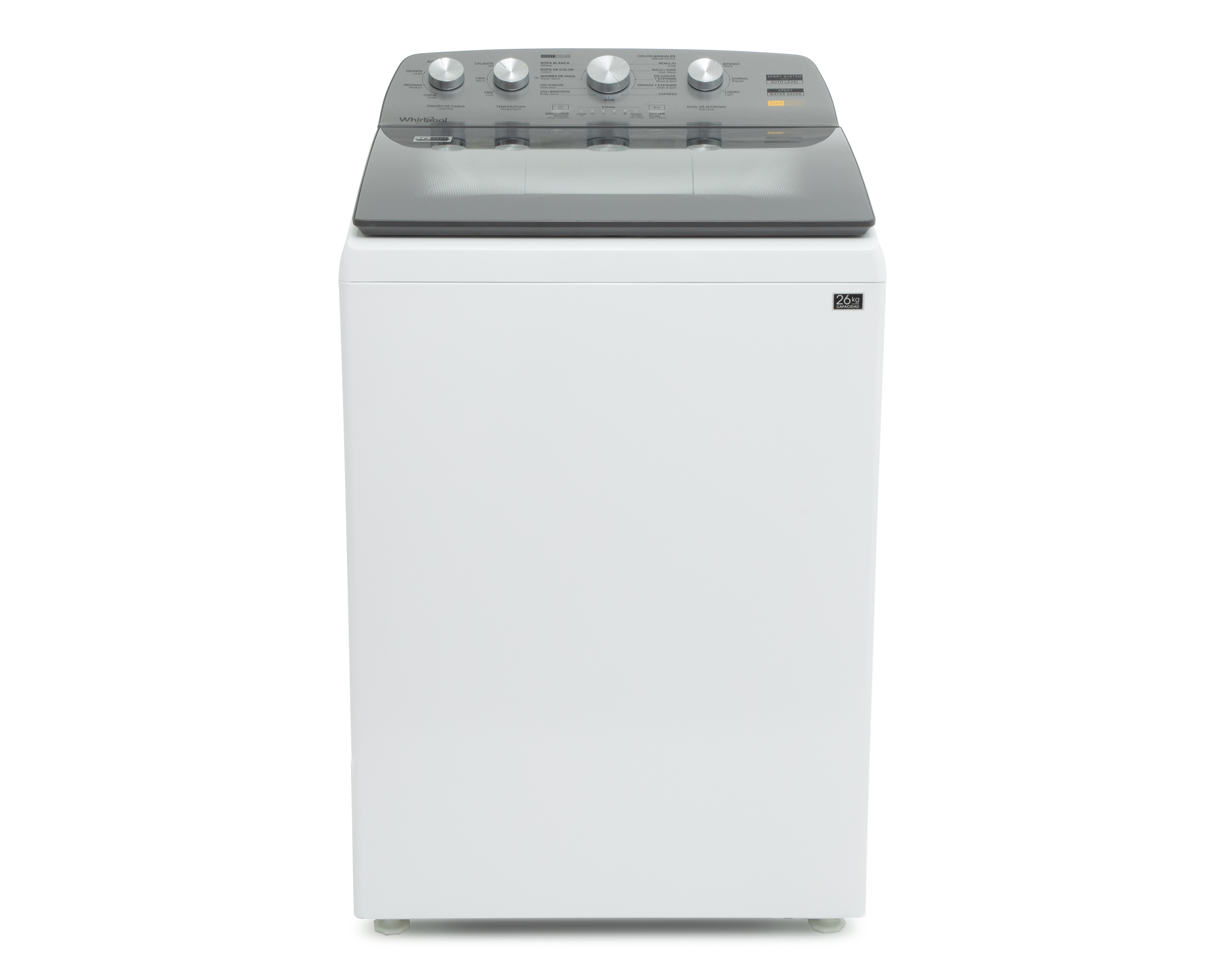 Foto 3 pulgar | Foto 2 | Lavadora Whirlpool Automática 8MWTW2654WRM 26 kg Blanca