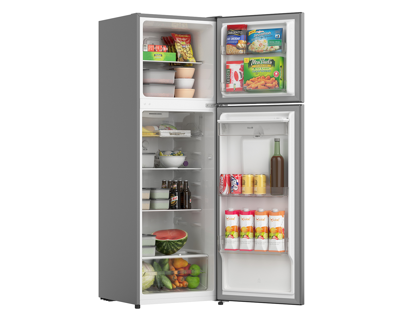 Foto 4 | Foto 4 | Refrigerador Whirlpool Top Mount 9 Pies Silver WT32409D 9P