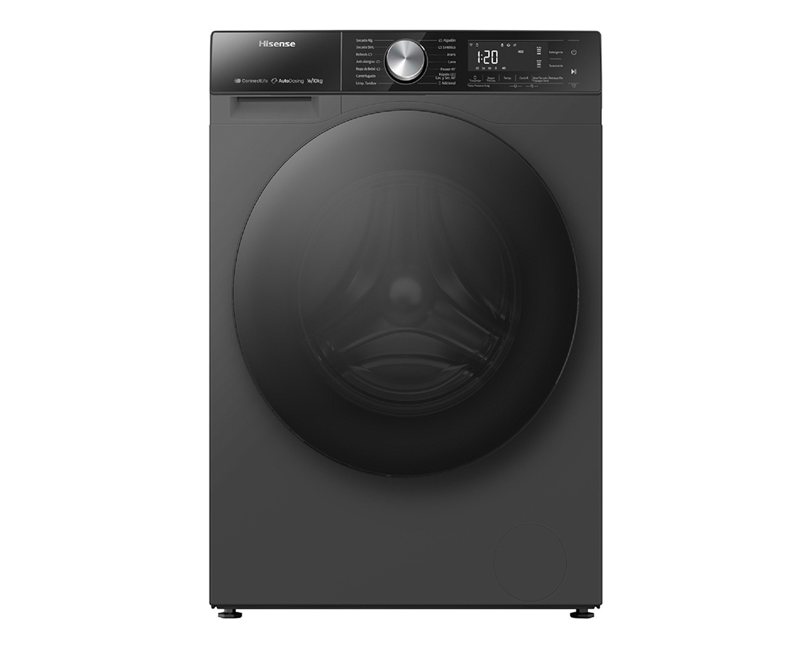 Foto 1 | Foto 1 | Lavasecadora Hisense Digital WD5S1645BB 16/10 kg Negra
