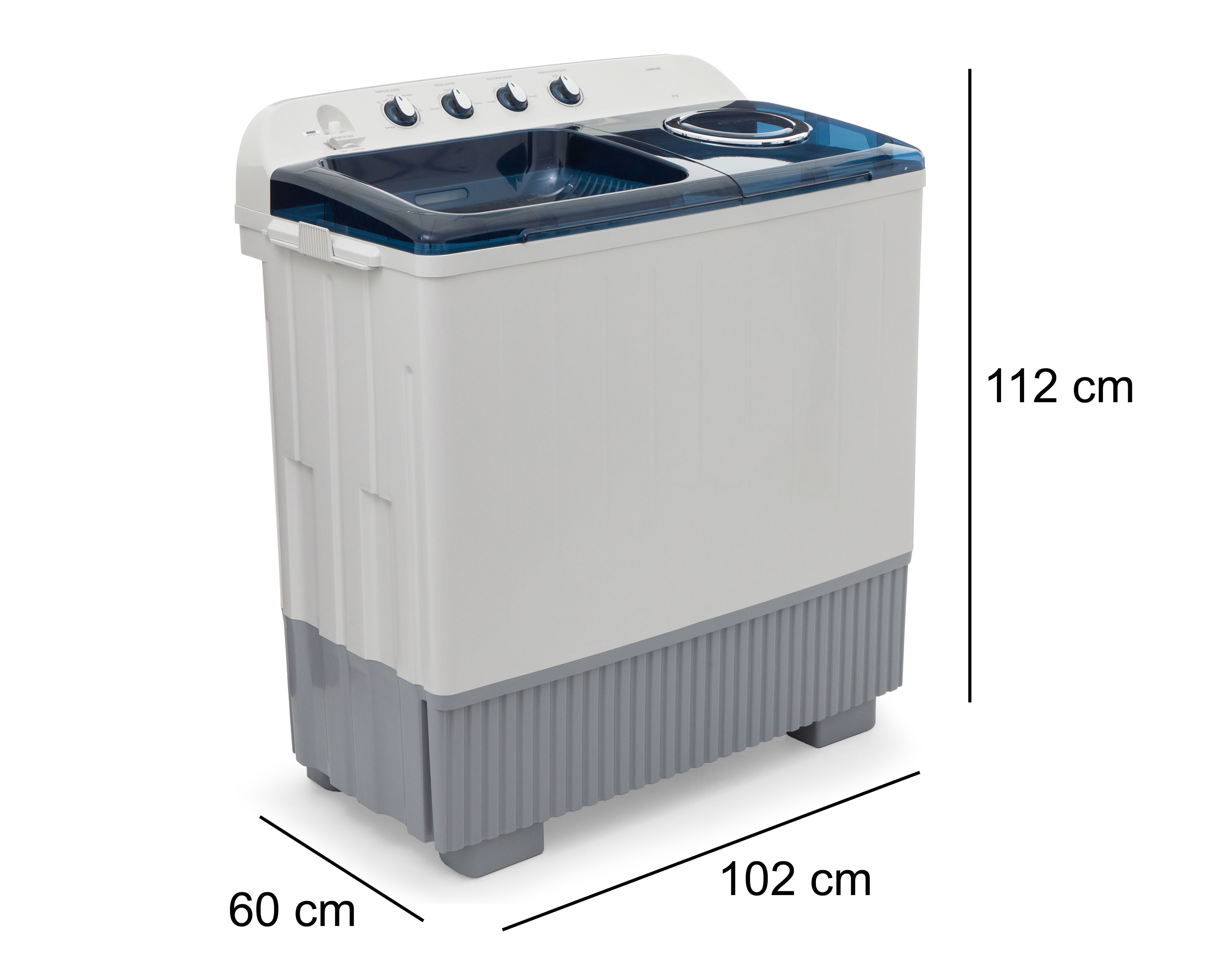 Foto 9 pulgar | Foto 8 | Lavadora Samsung de Doble Tina WT21F6300LG/AX 21 kg Gris