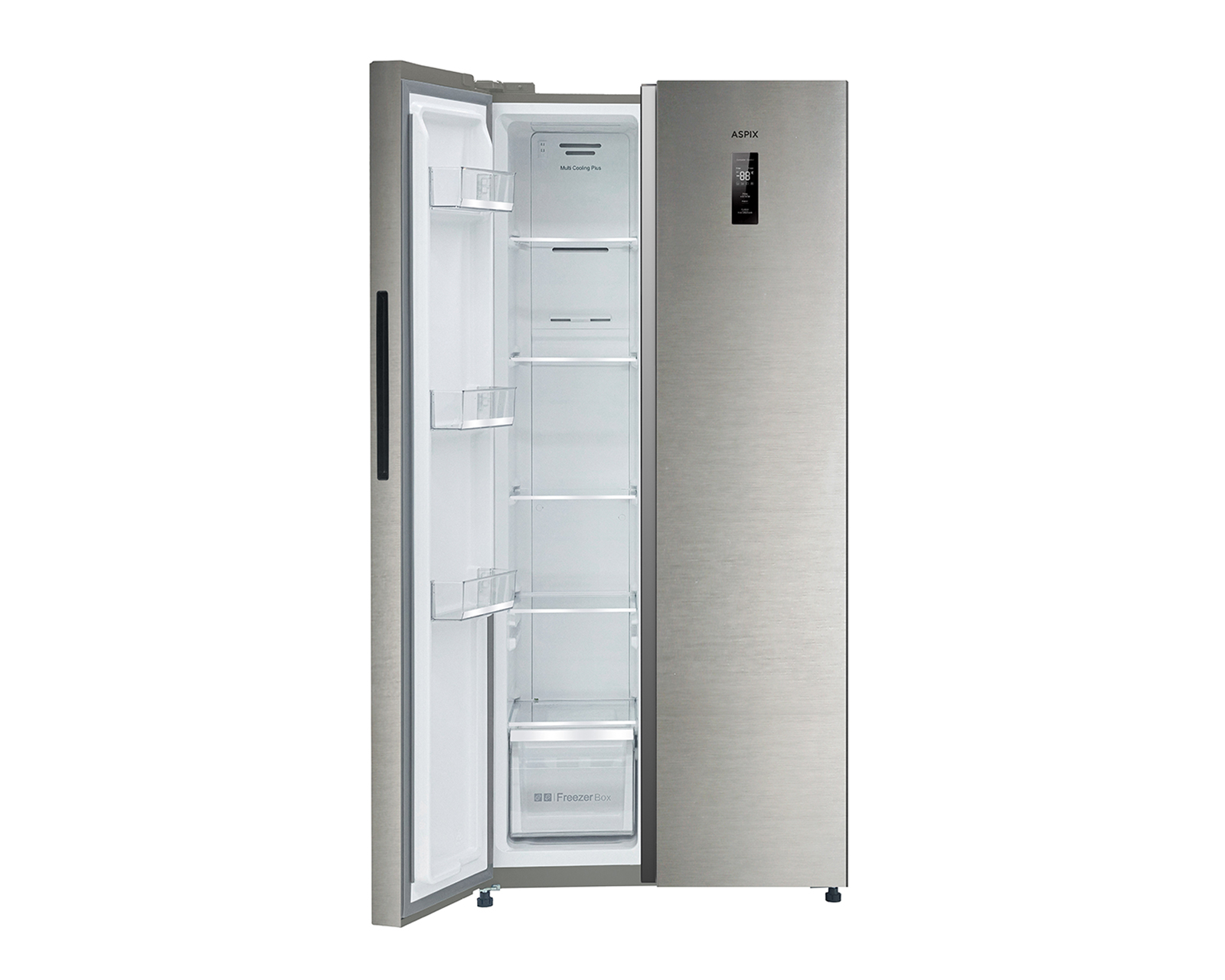 Foto 5 pulgar | Foto 4 | Refrigerador Aspix Side by Side 16 Pies Acero Inoxidable AX24RSS16GR