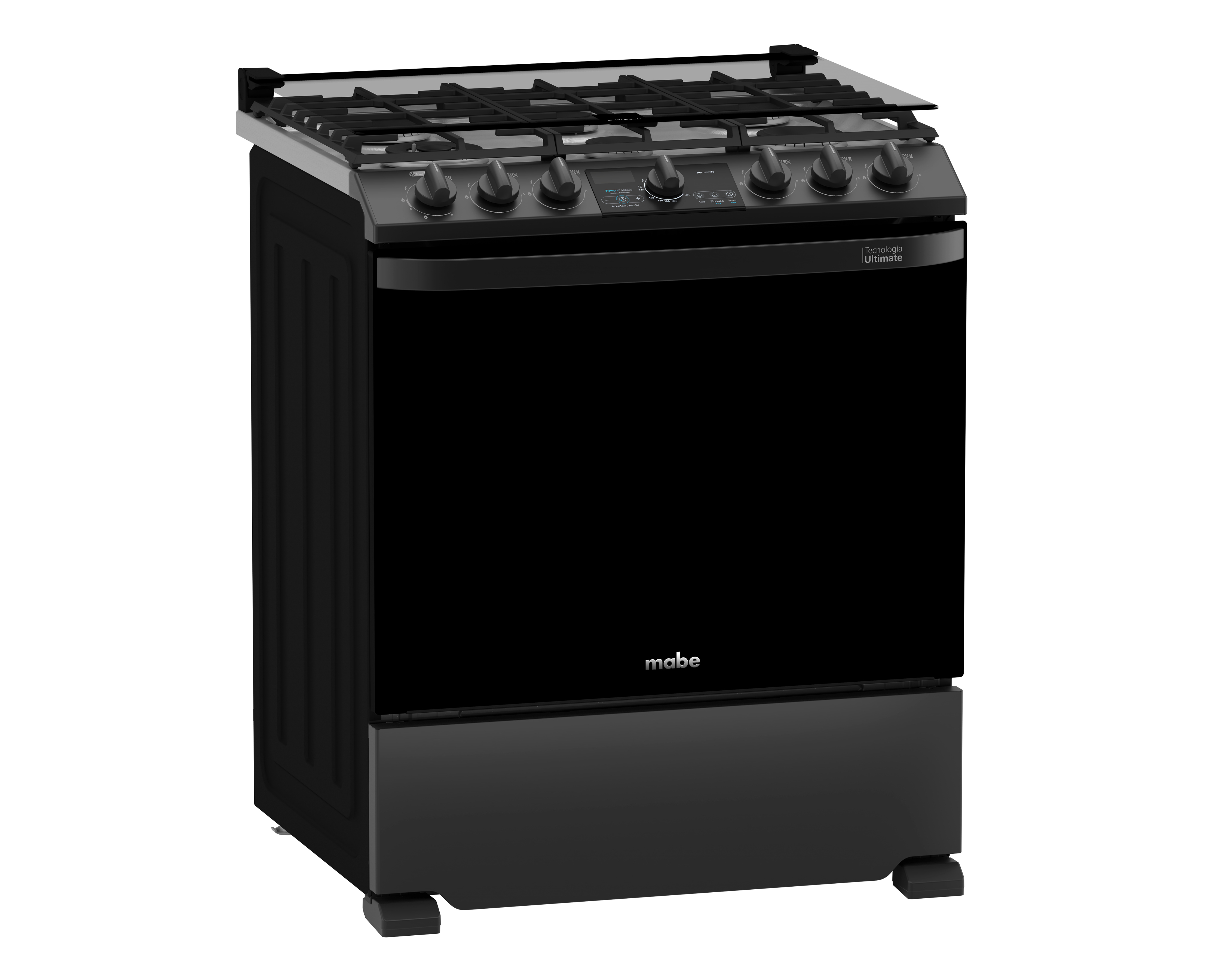 Estufa Mabe de Piso 30 Pulgadas 6 Quemadores de Gas LP EMH7613DBS0 Ultimate