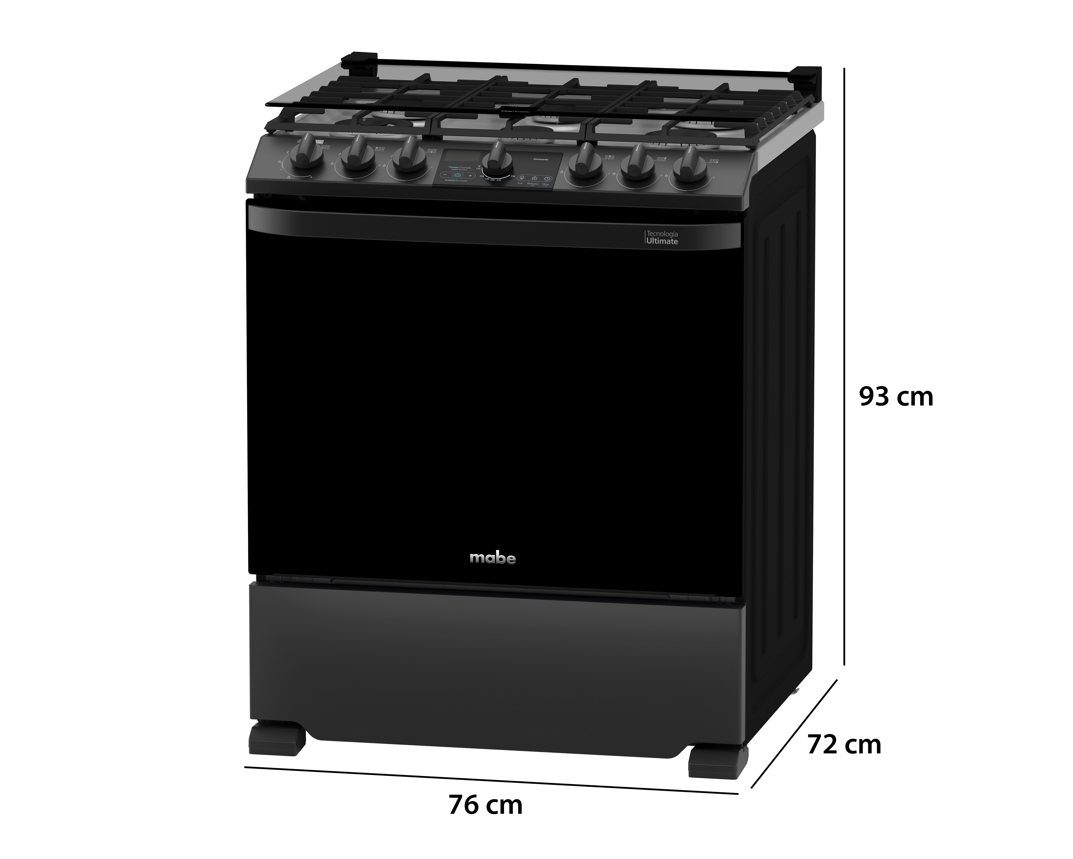 Foto 9 | Foto 9 | Estufa Mabe de Piso 30 Pulgadas 6 Quemadores de Gas LP EMH7613DBS0 Ultimate