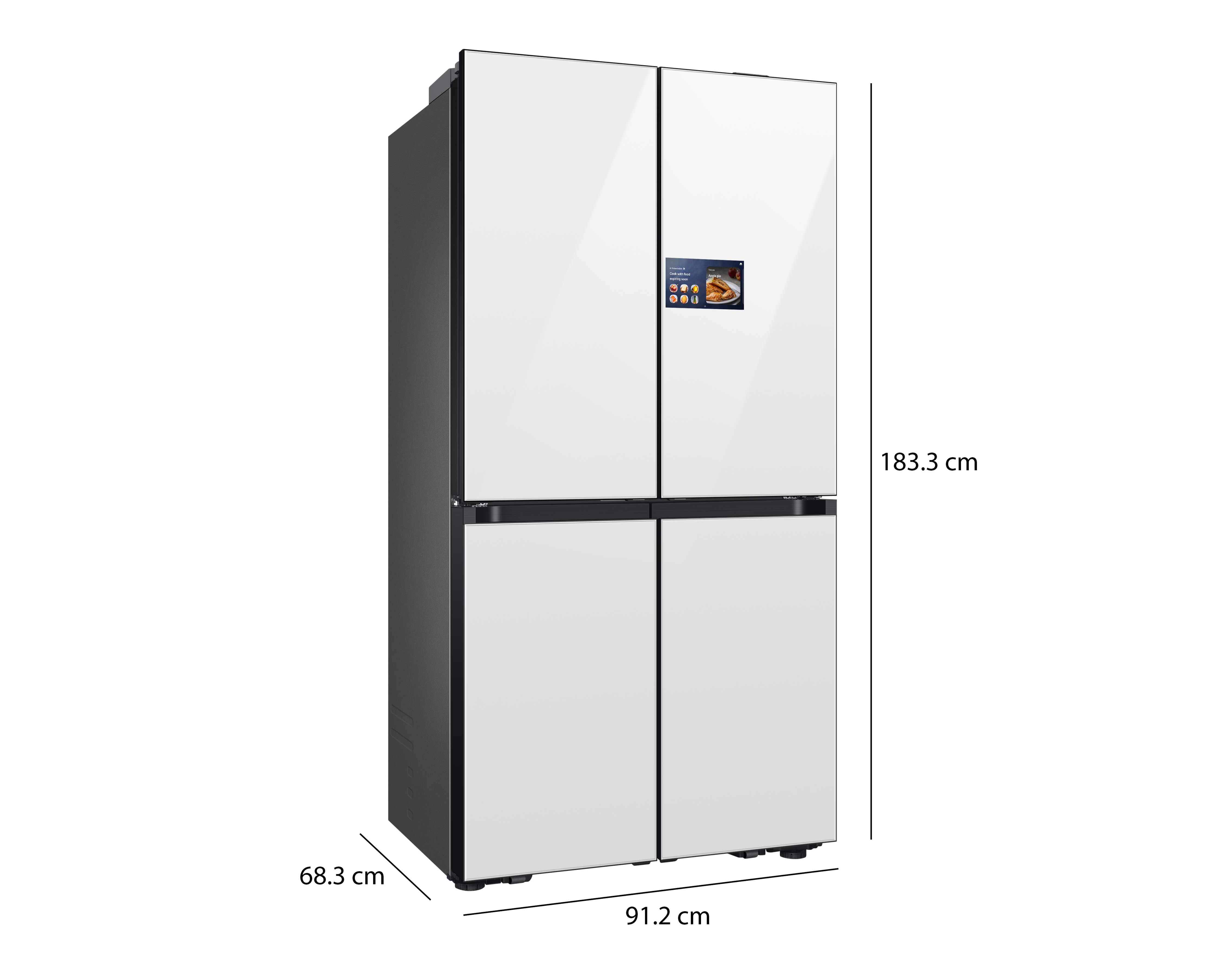 Foto 6 pulgar | Foto 5 | Refrigerador Samsung Side by Side 23 Pies Blanco RM90F66CDWEM
