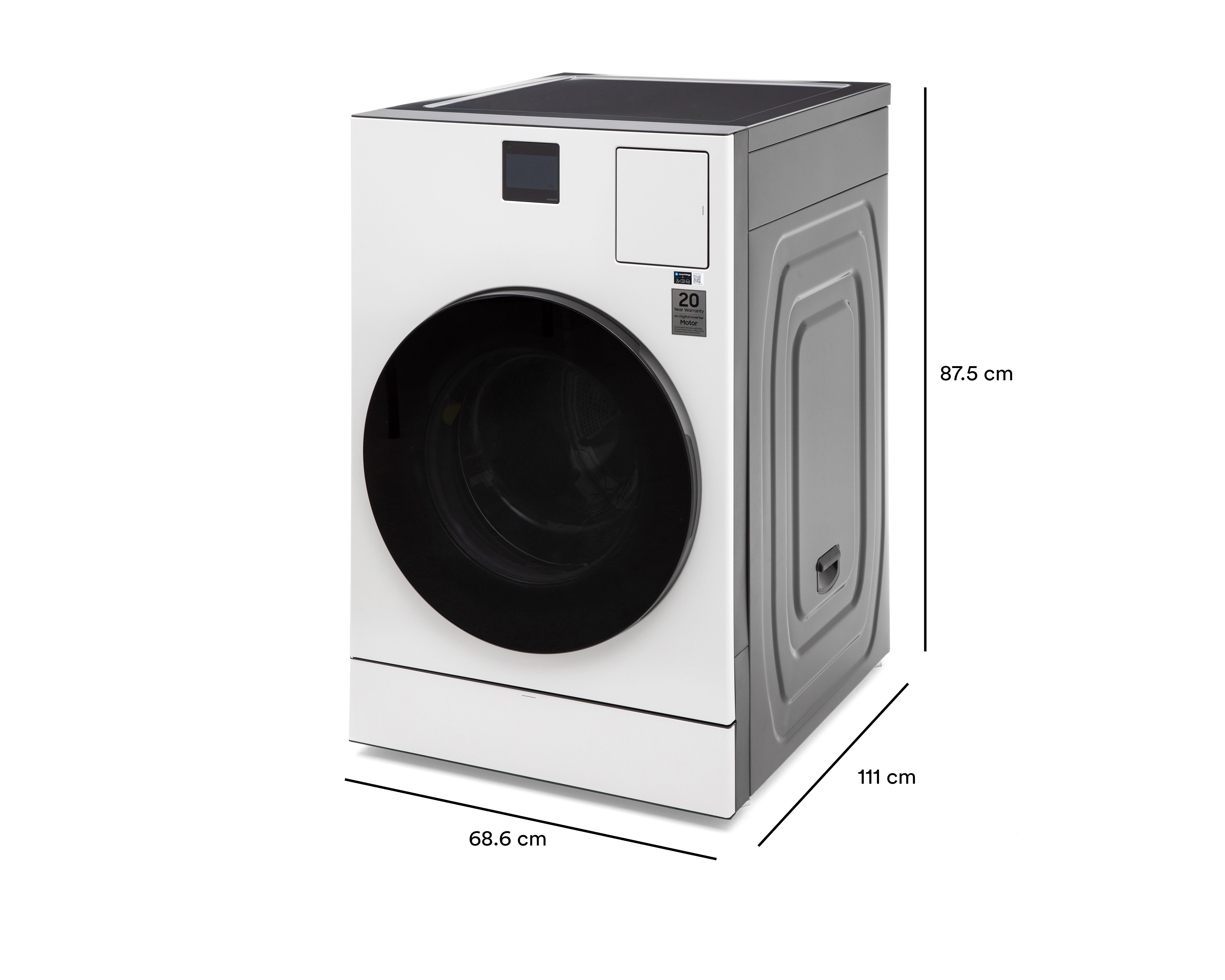Foto 8 pulgar | Foto 7 | Lavasecadora Samsung Automática WD26FB8690BEAX 26/15 kg Gris