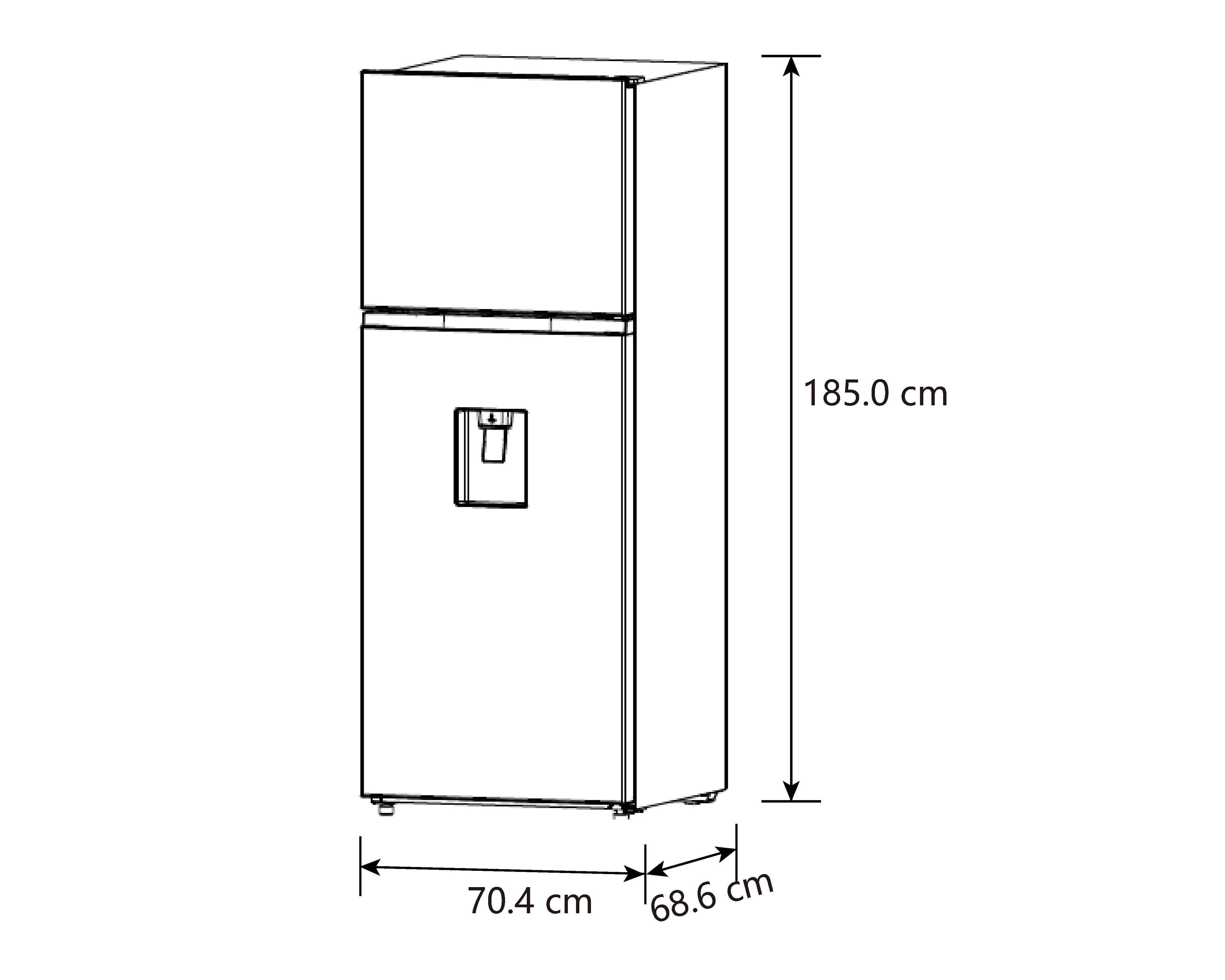 Foto 4 | Foto 4 | Refrigerador Hisense Top Mount 16 Pies Negro RT16N6BDX