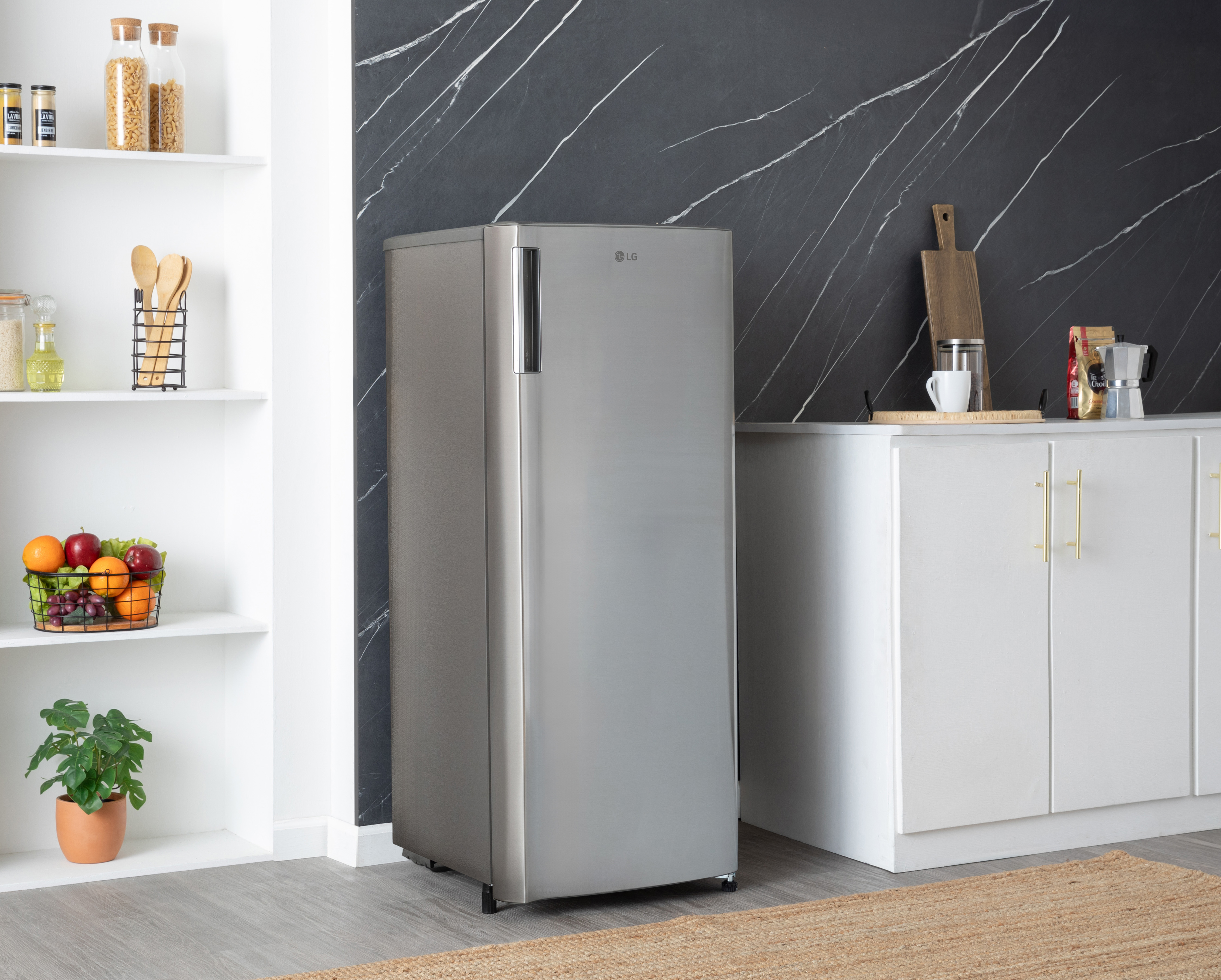 Foto 5 | Foto 5 | Congelador LG Vertical 6 Pies Silver GF21BPP