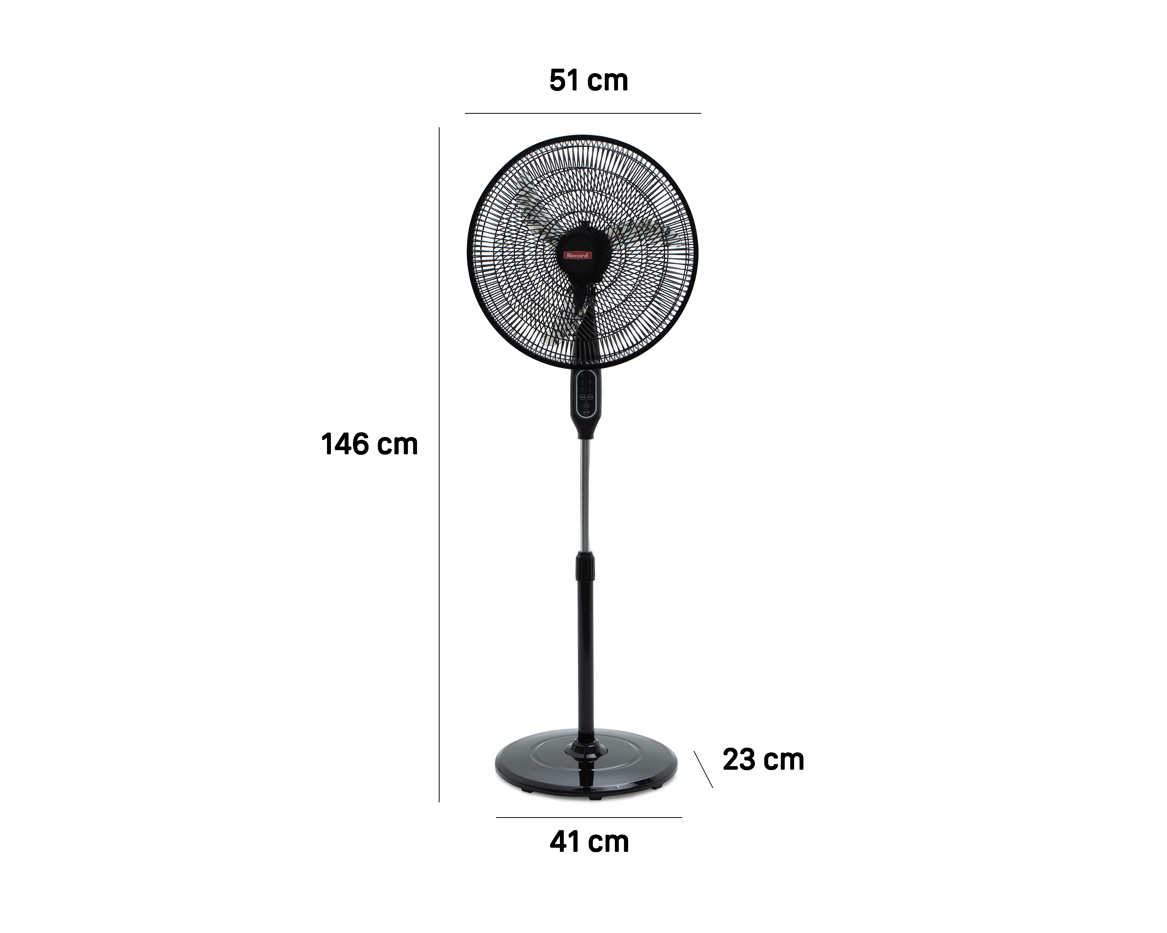 Foto 8 pulgar | Foto 7 | Ventilador de Pedestal Record 51 cm