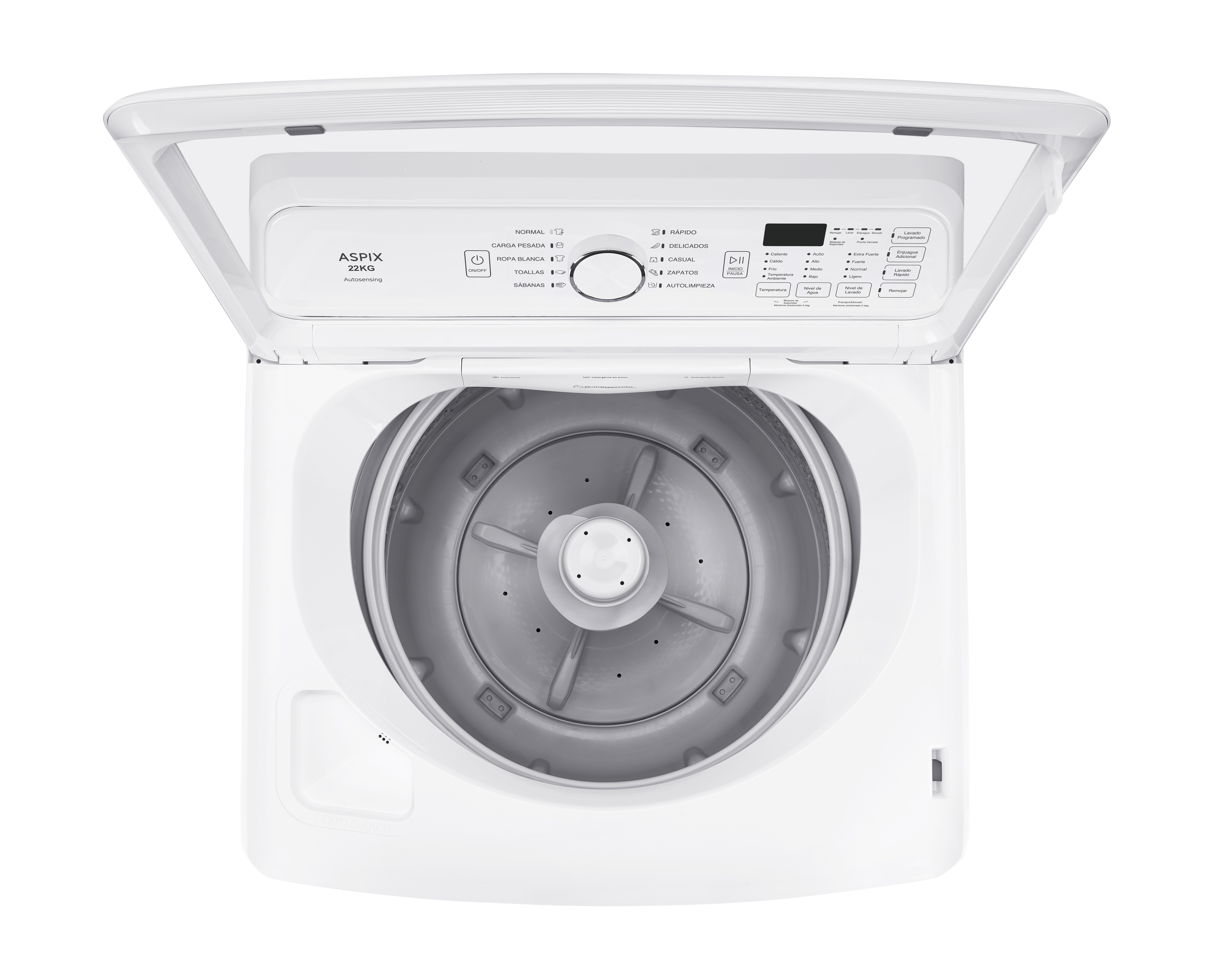 Foto 4 | Foto 4 | Lavadora Aspix Automática AX25AAW21KVBL 22 kg Blanca