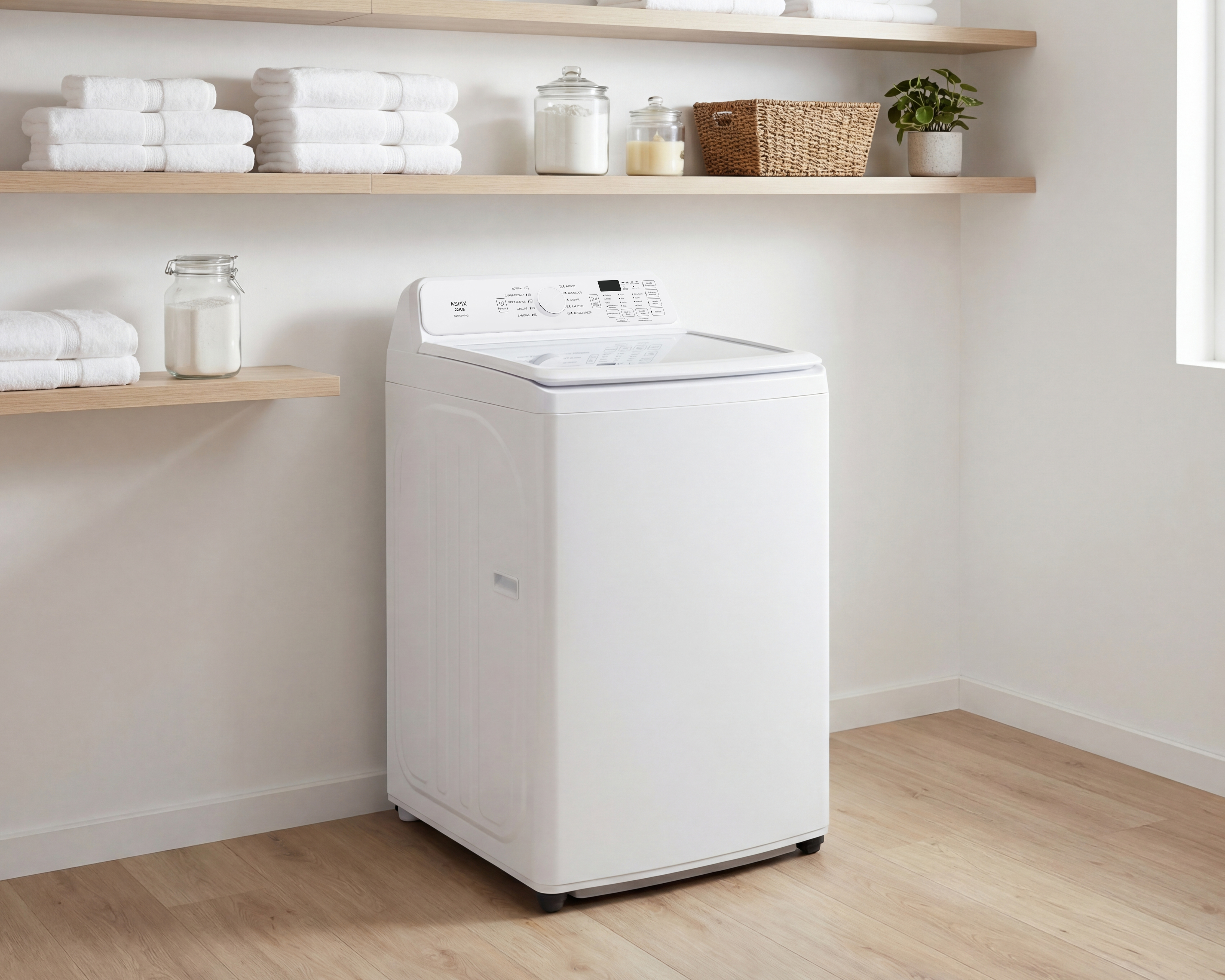 Foto 7 | Foto 7 | Lavadora Aspix Automática AX25AAW21KVBL 22 kg Blanca