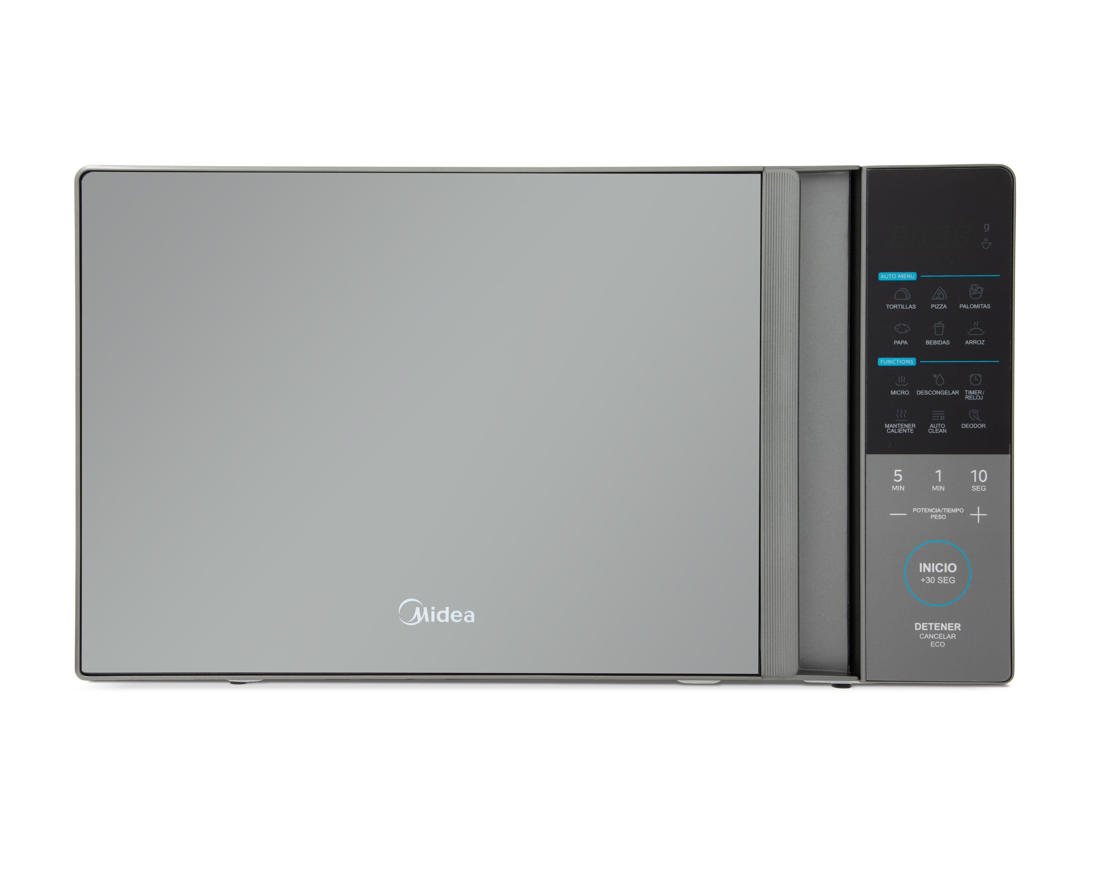 Horno de Microondas Midea 0.7 Pies MMDT07S2MG Gris