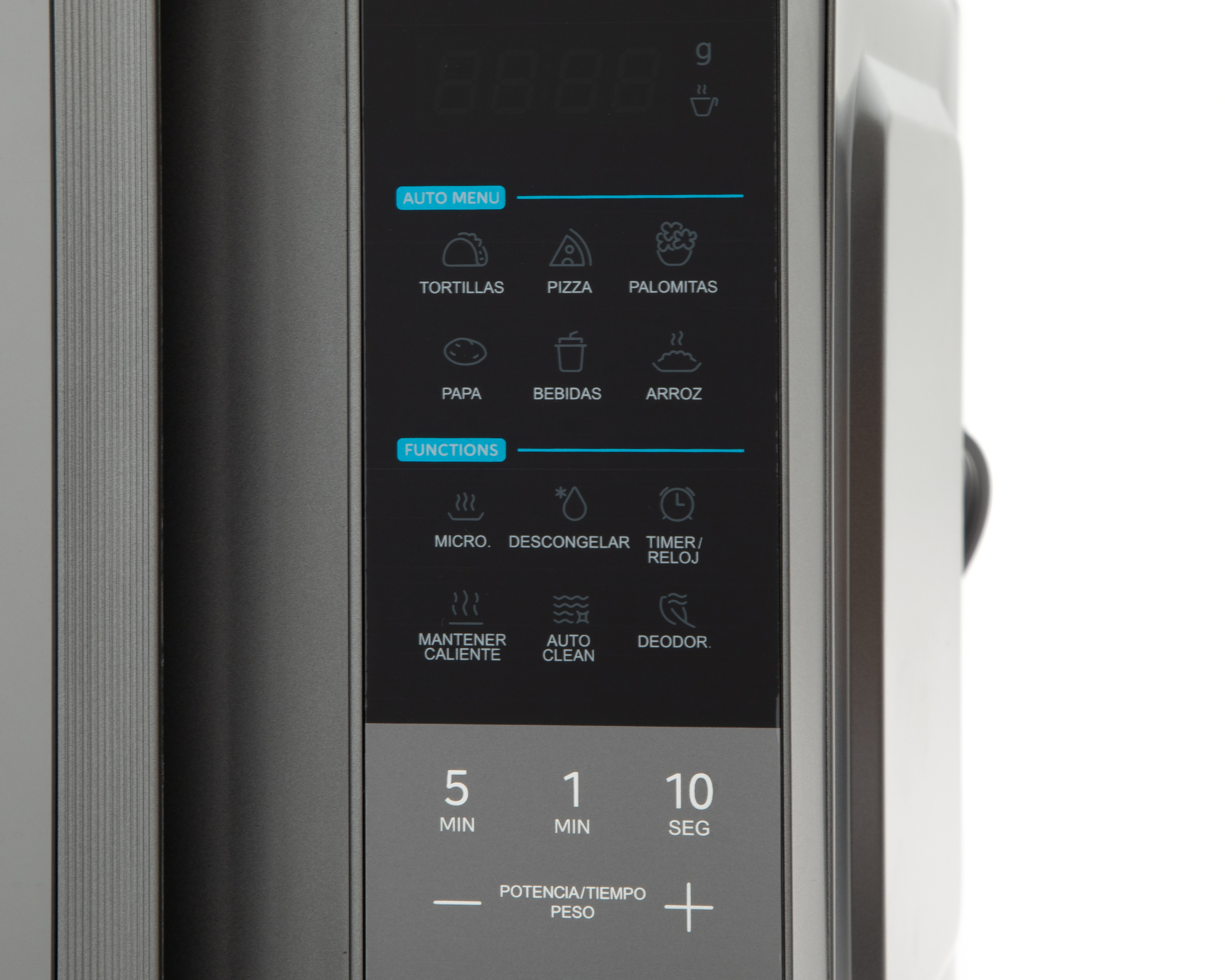 Foto 5 | Foto 5 | Horno de Microondas Midea 0.7 Pies MMDT07S2MG Gris