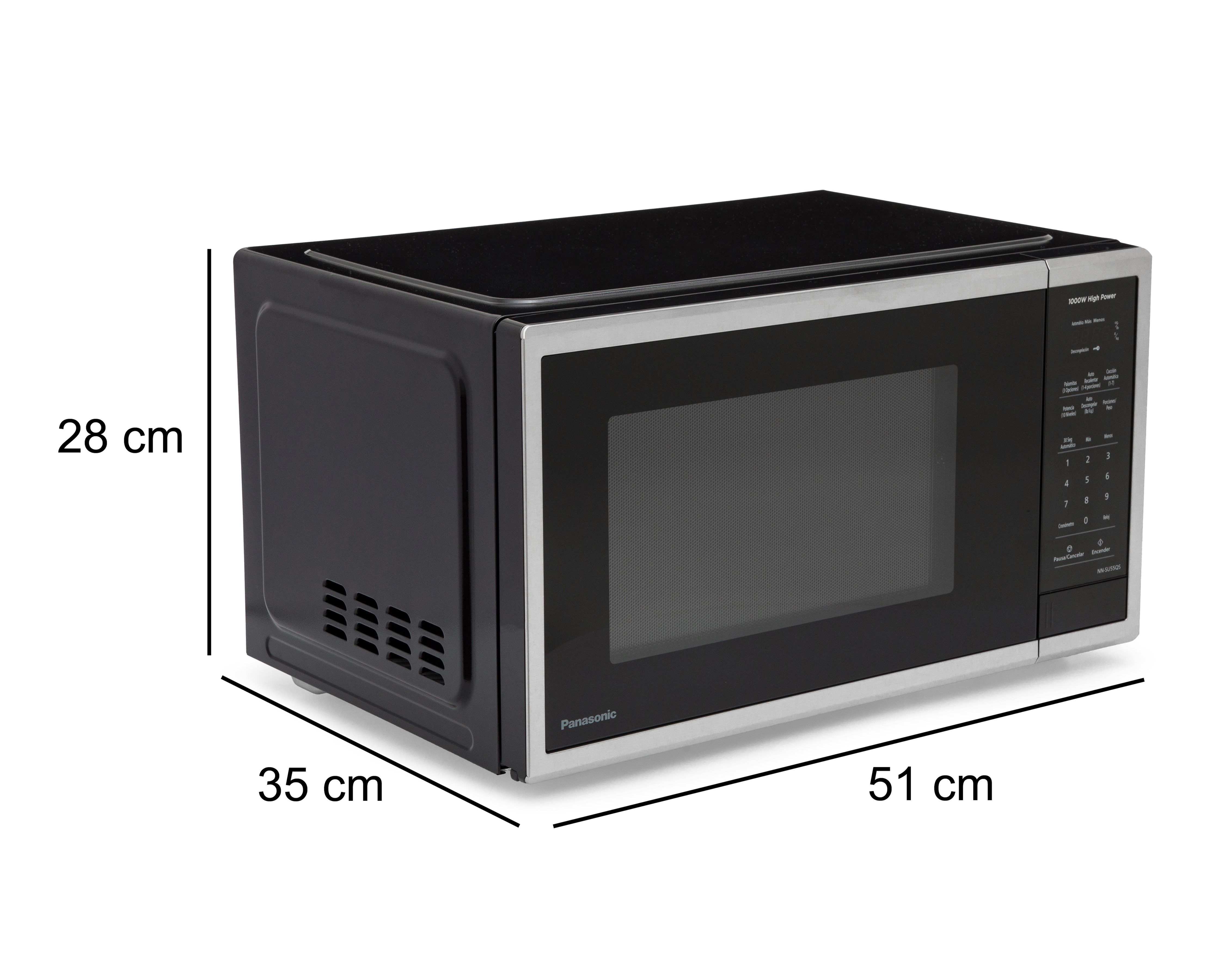 Foto 8 pulgar | Foto 7 | Horno de Microondas Panasonic 1.1 Pies NN-SU55QSRPH Negro