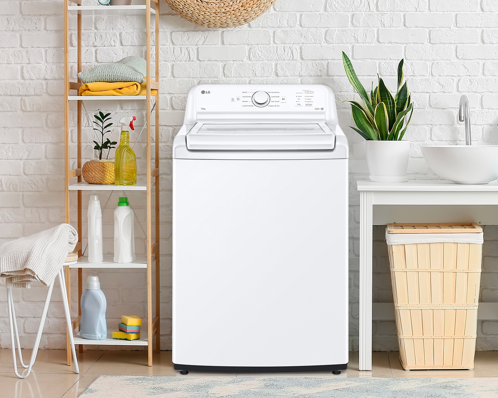 Foto 8 | Foto 8 | Lavadora LG Automática WT19WT6HKA.ABWELAT 19 Kg Blanca