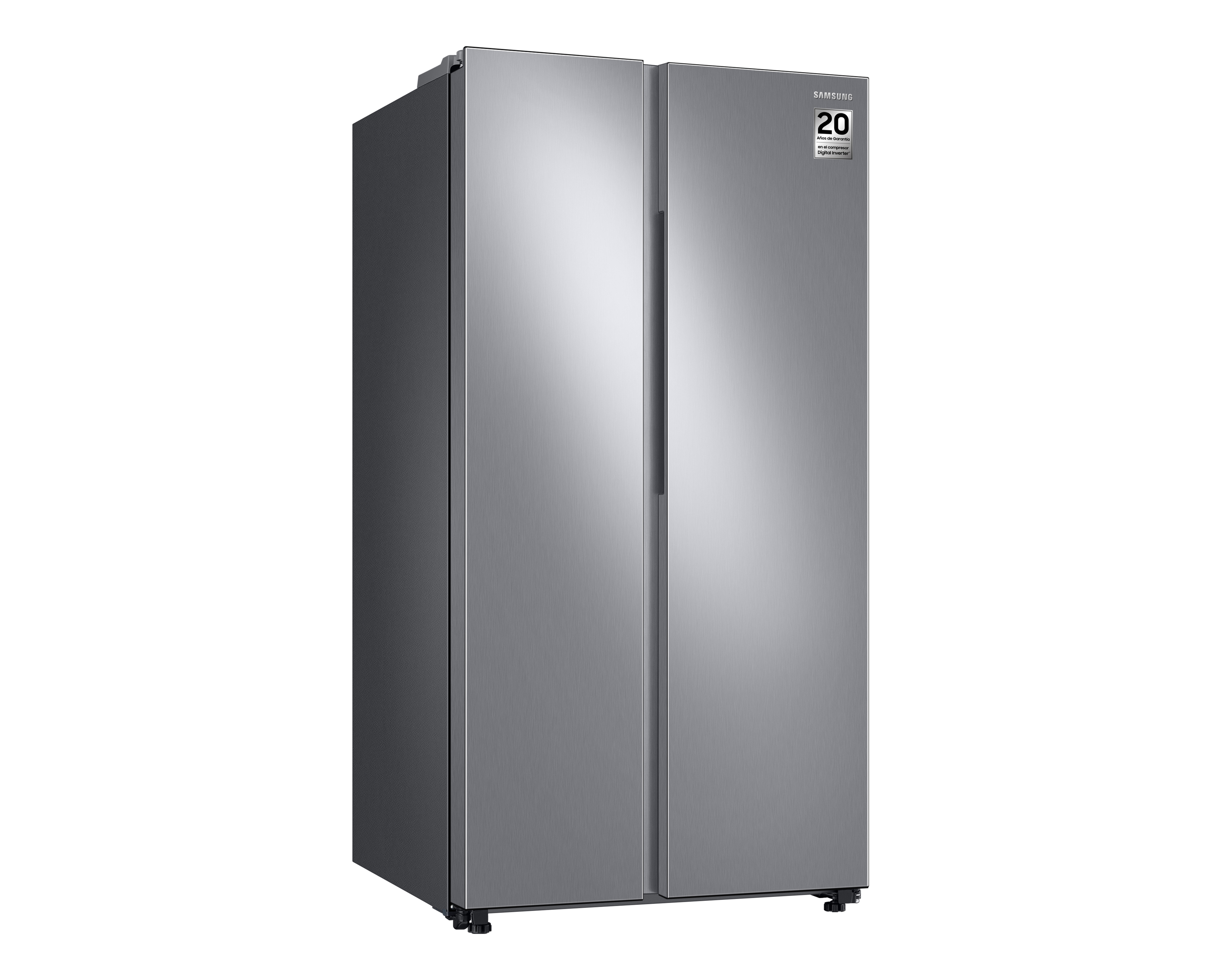Refrigerador Samsung Side by Side 23 Pies Plateado RS23T5B00S9EM