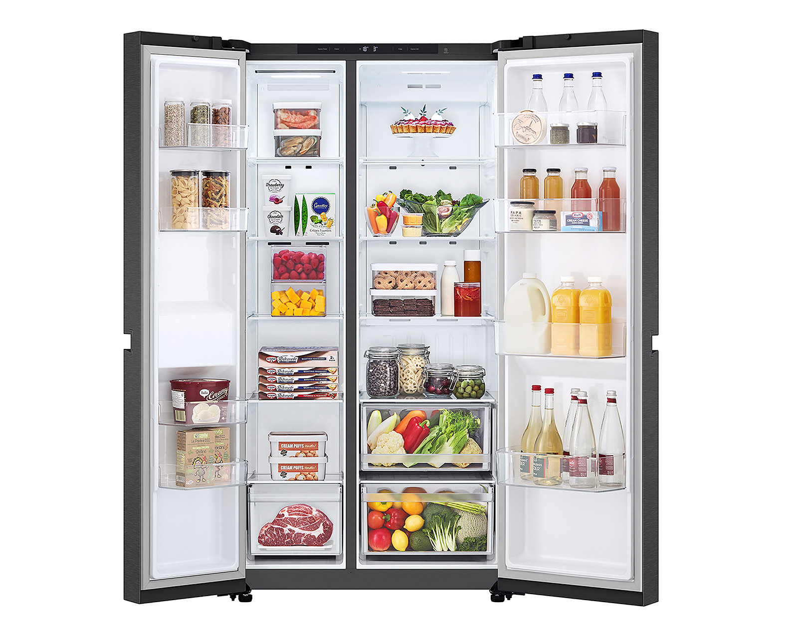 Foto 3 | Foto 3 | Refrigerador LG Side by Side 23 Pies Negro VS23BEP