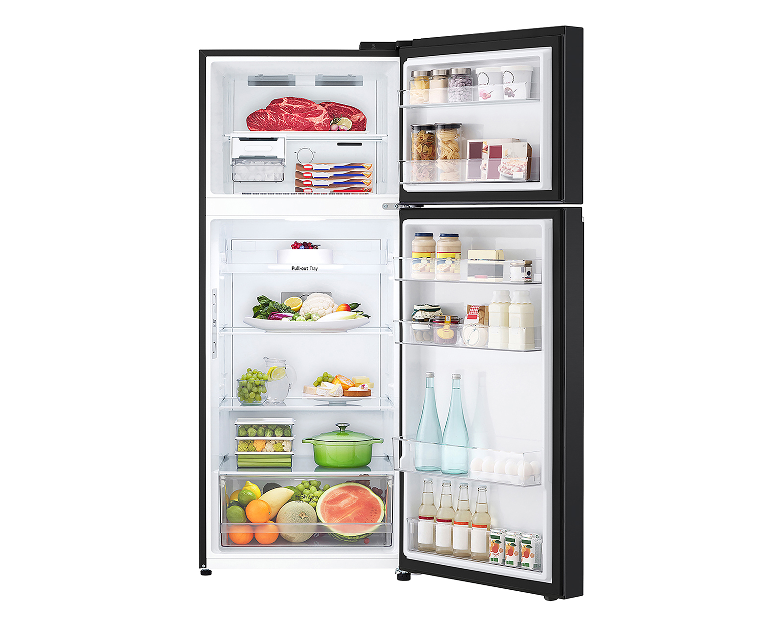 Foto 3 | Foto 3 | Refrigerador LG Top Mount 14 Pies Negro VT40BK.