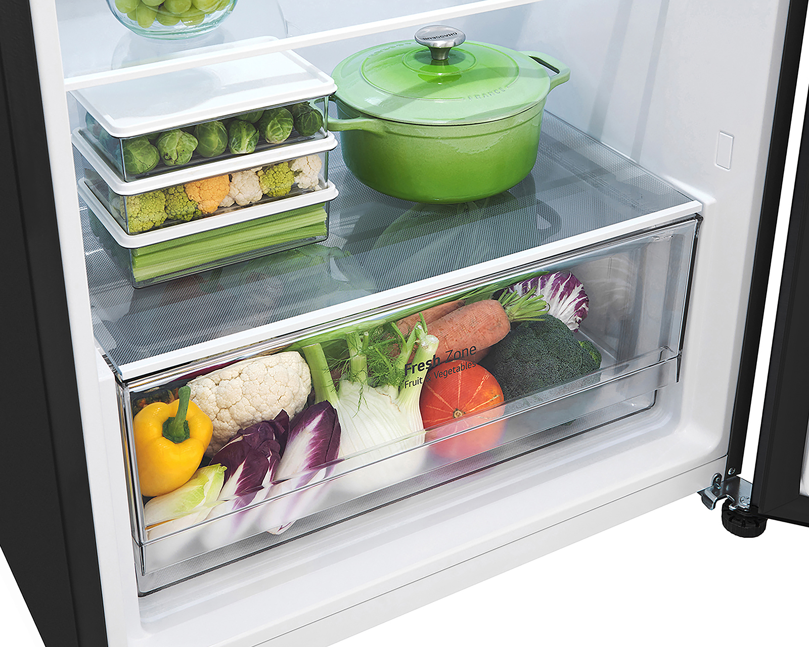 Foto 6 pulgar | Foto 5 | Refrigerador LG Top Mount 14 Pies Negro VT40BK.
