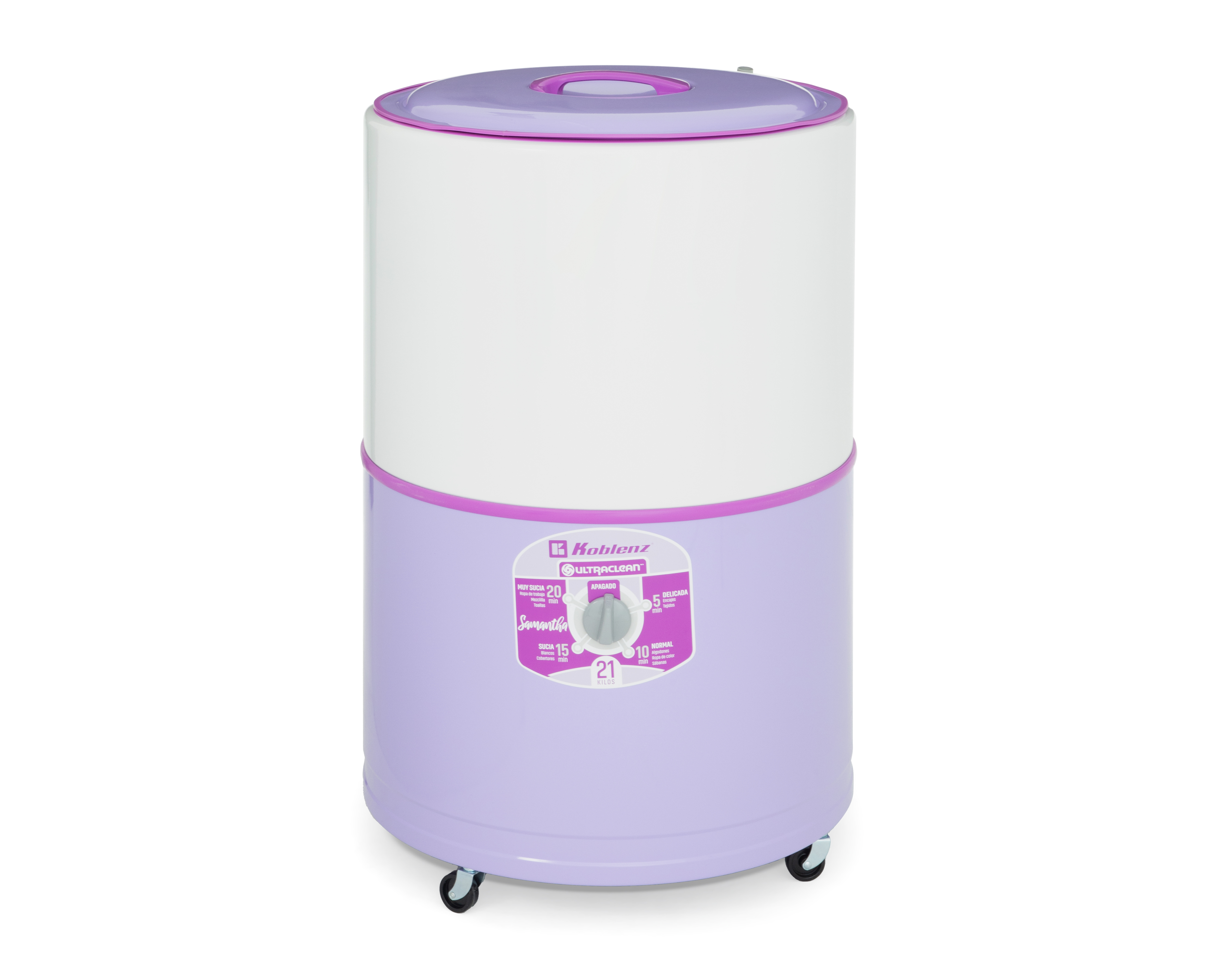 Lavadora Koblenz Redonda LRKF-21L Samantha 21 kg Lila