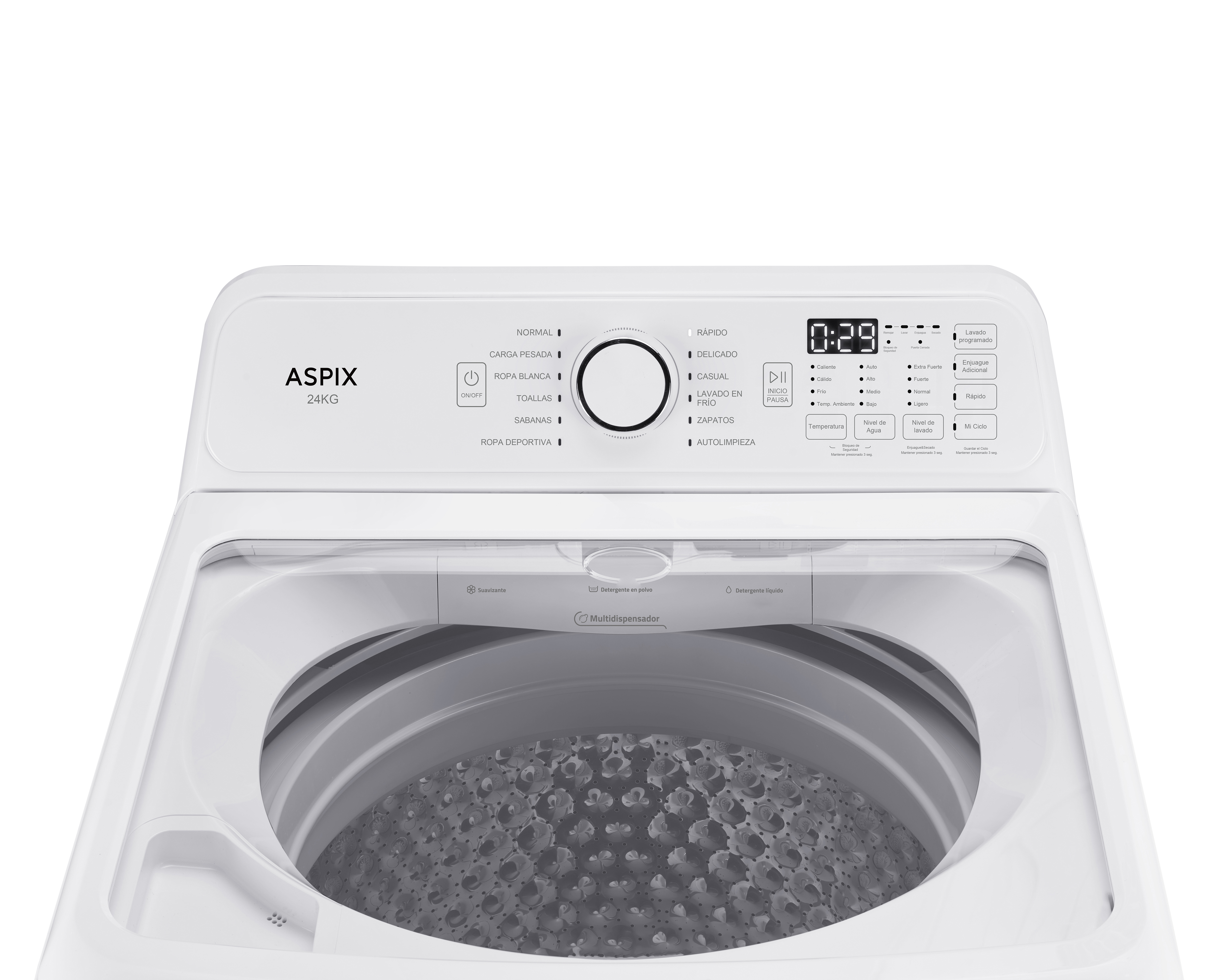 Foto 3 | Foto 3 | Lavadora Aspix Automática AX25AUW24KBL 24 kg Blanca