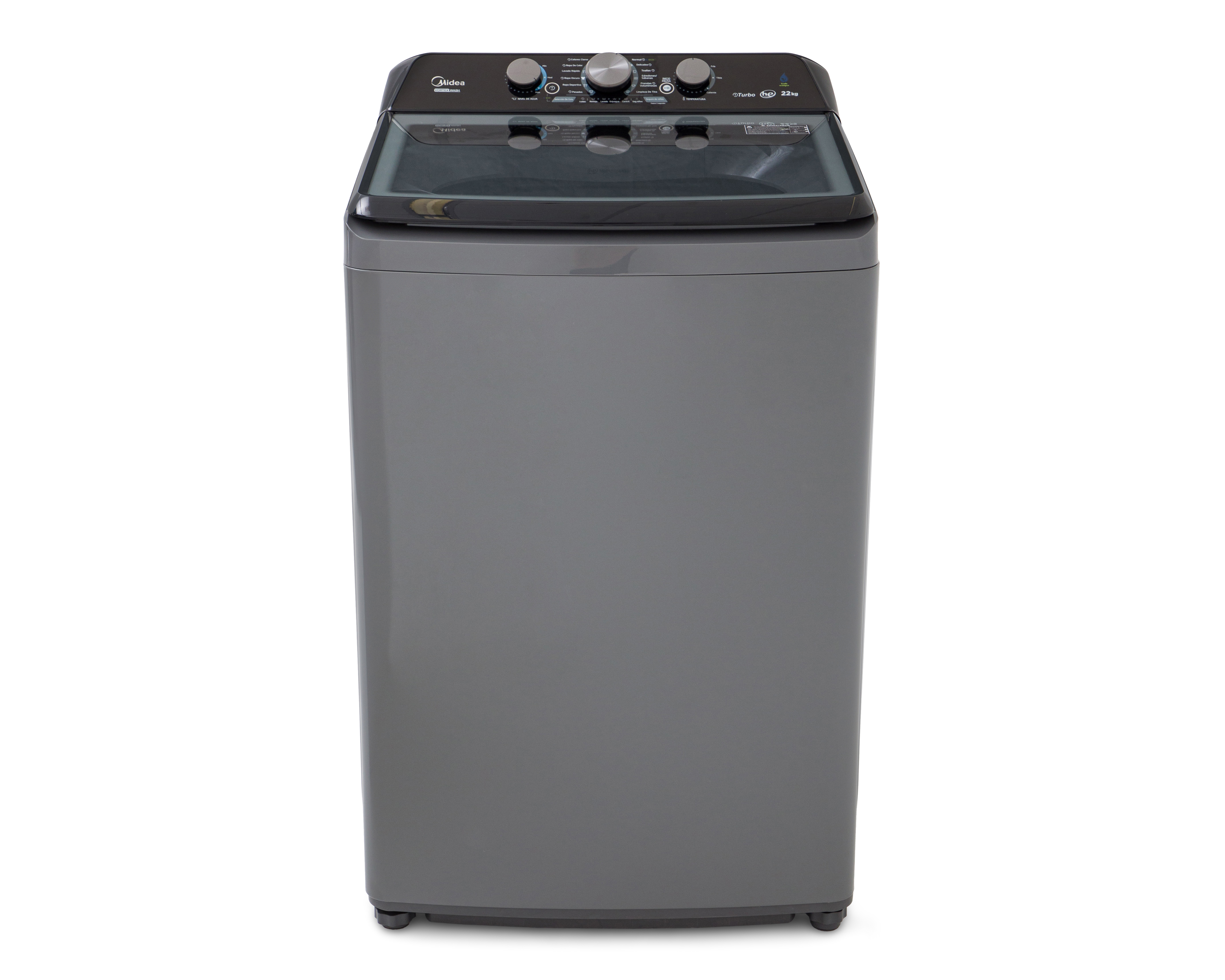 Foto 3 pulgar | Foto 2 | Lavadora Midea Automática Vortex Wash 22 kg Gris