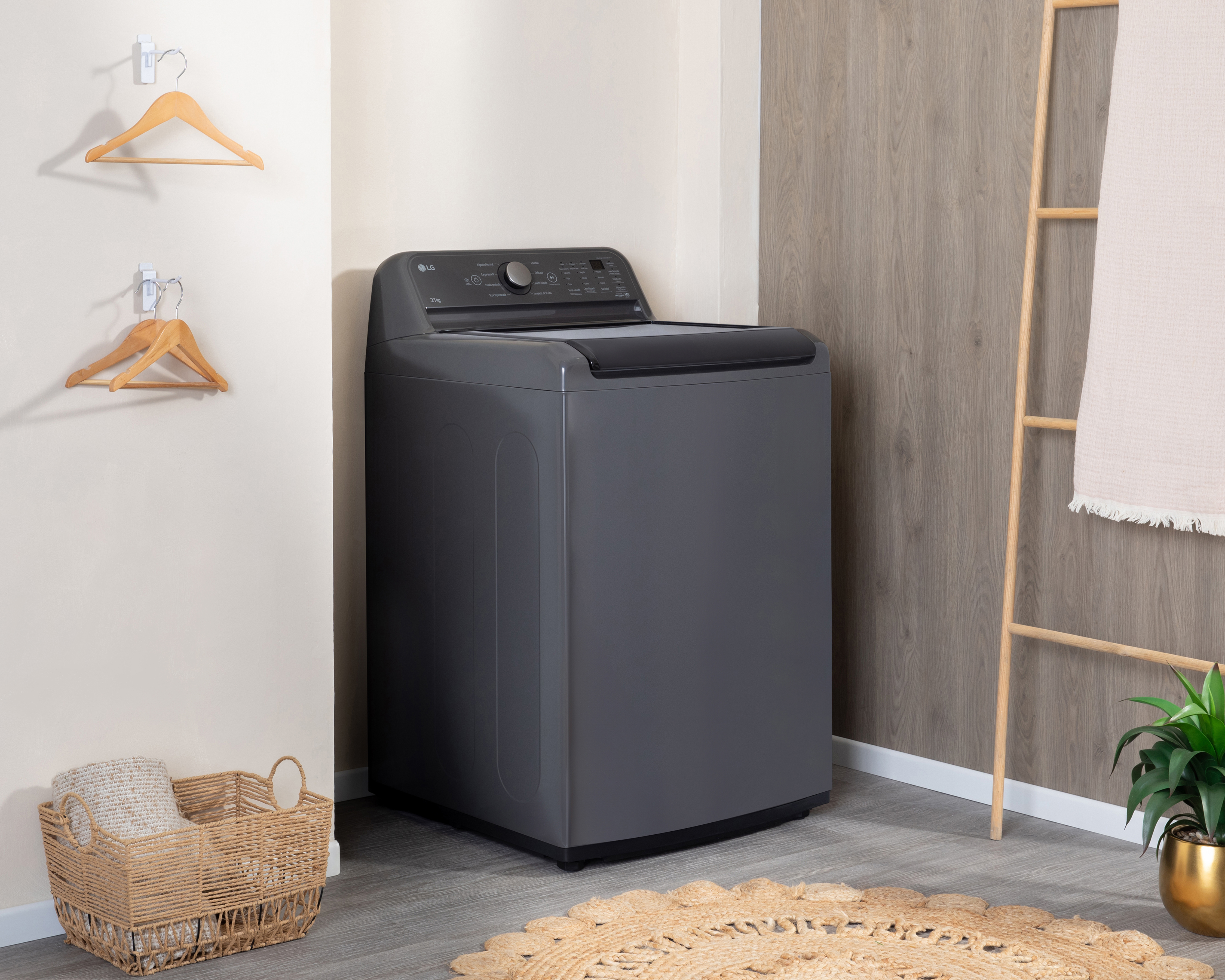 Foto 11 pulgar | Foto 9 | Lavadora LG Automática WT21MT6HKA 21 kg Negra