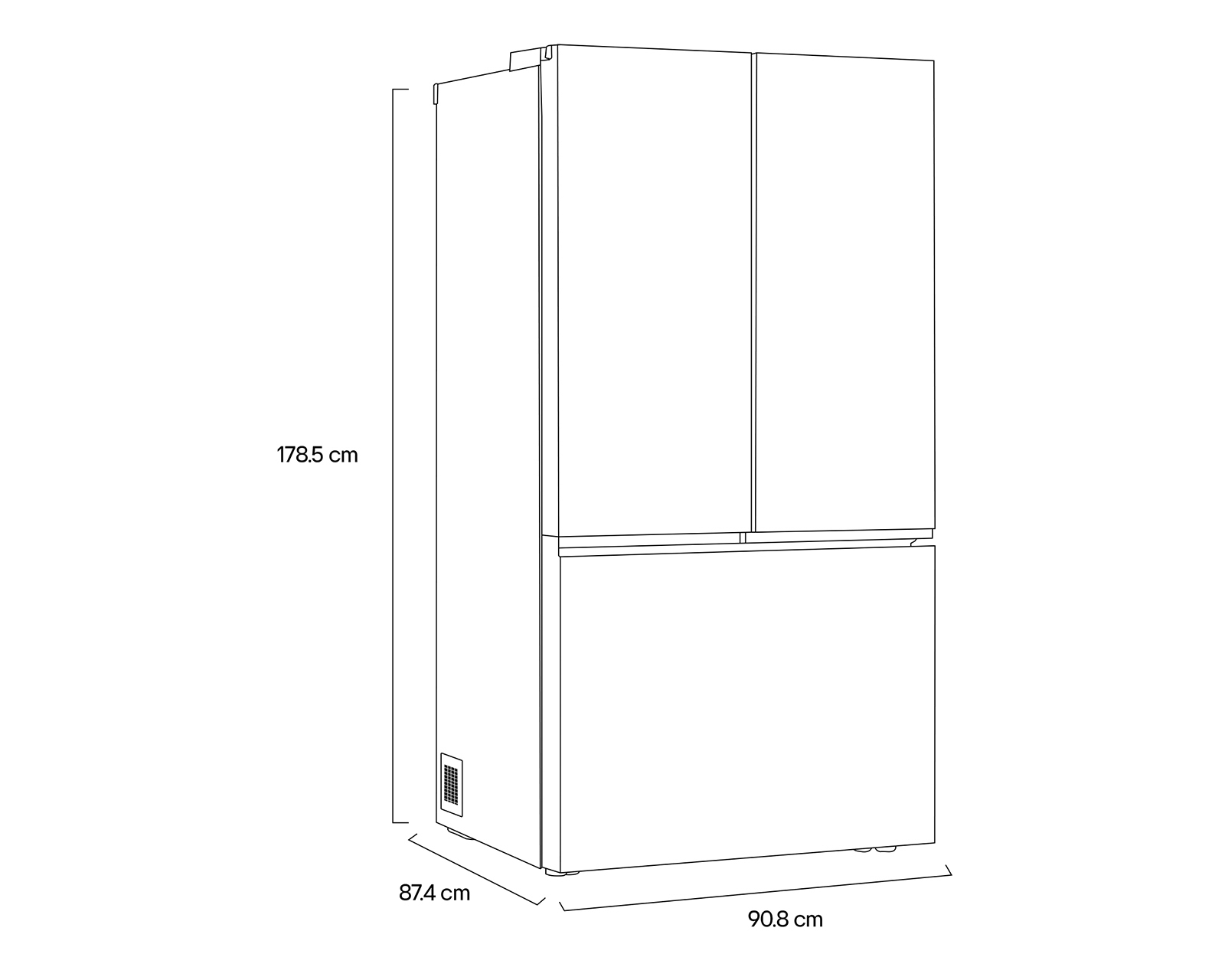 Foto 10 pulgar | Foto 9 | Refrigerador LG French Door 32 Pies Plateado GM90KP