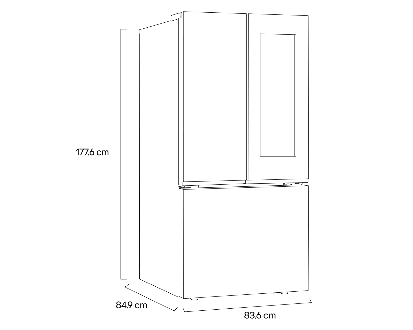Foto 9 pulgar | Foto 8 | Refrigerador LG French Door 25 Pies Plateado GM65BQP