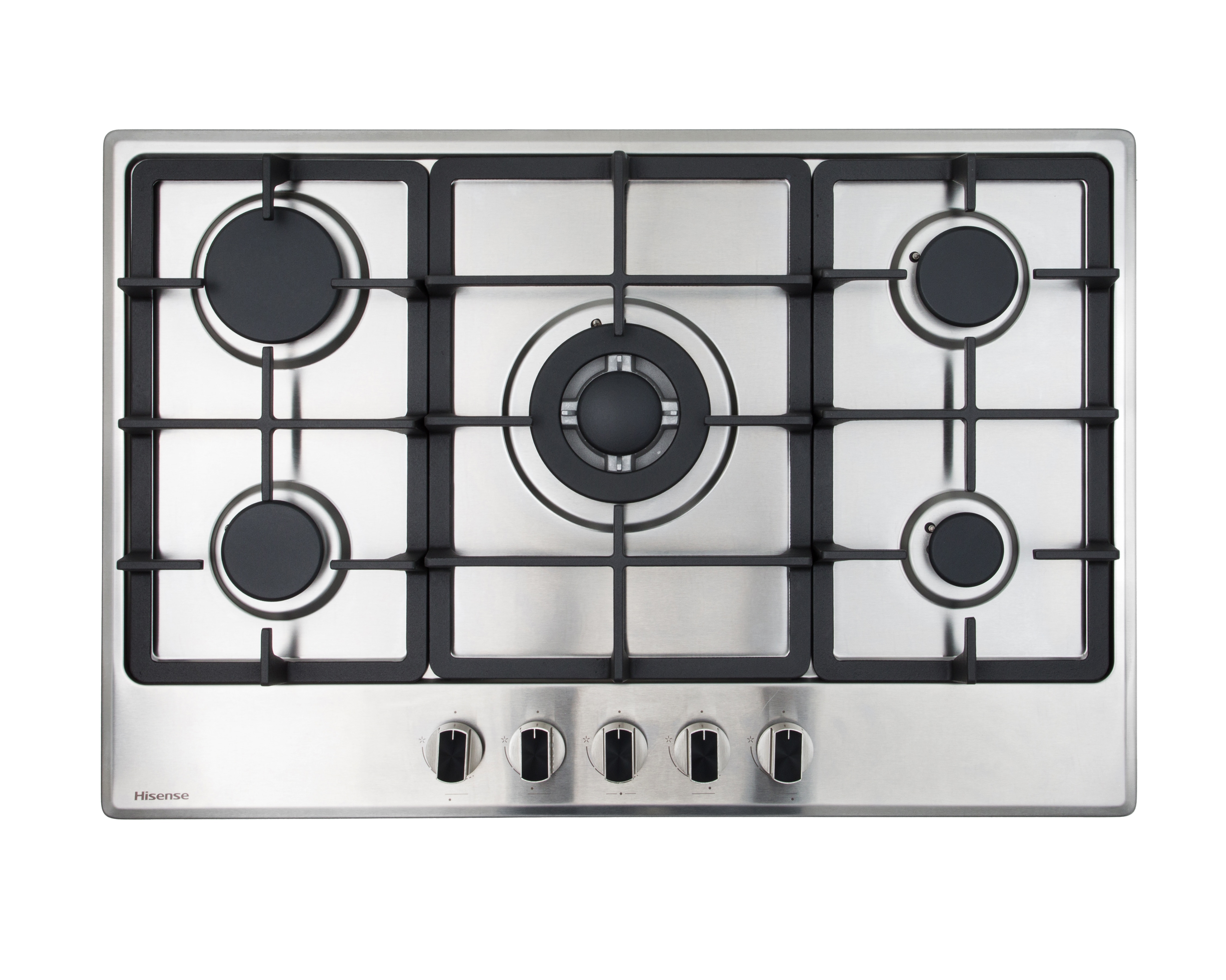Parrilla Empotrable Hisense 76 cm de Gas HGH751SS01 Plateada