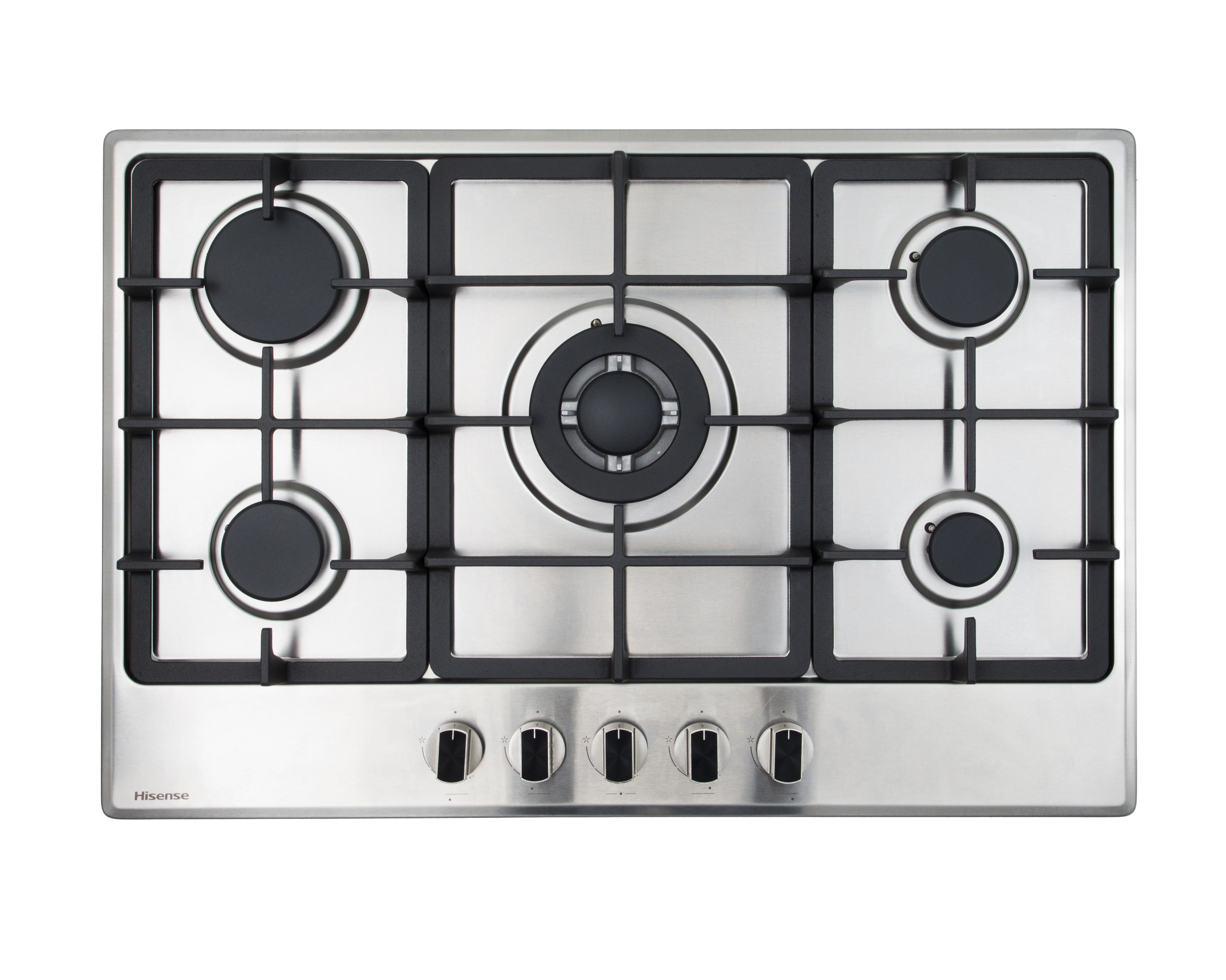 Parrilla Empotrable Hisense 76 cm de Gas HGH751SS01 Plateada