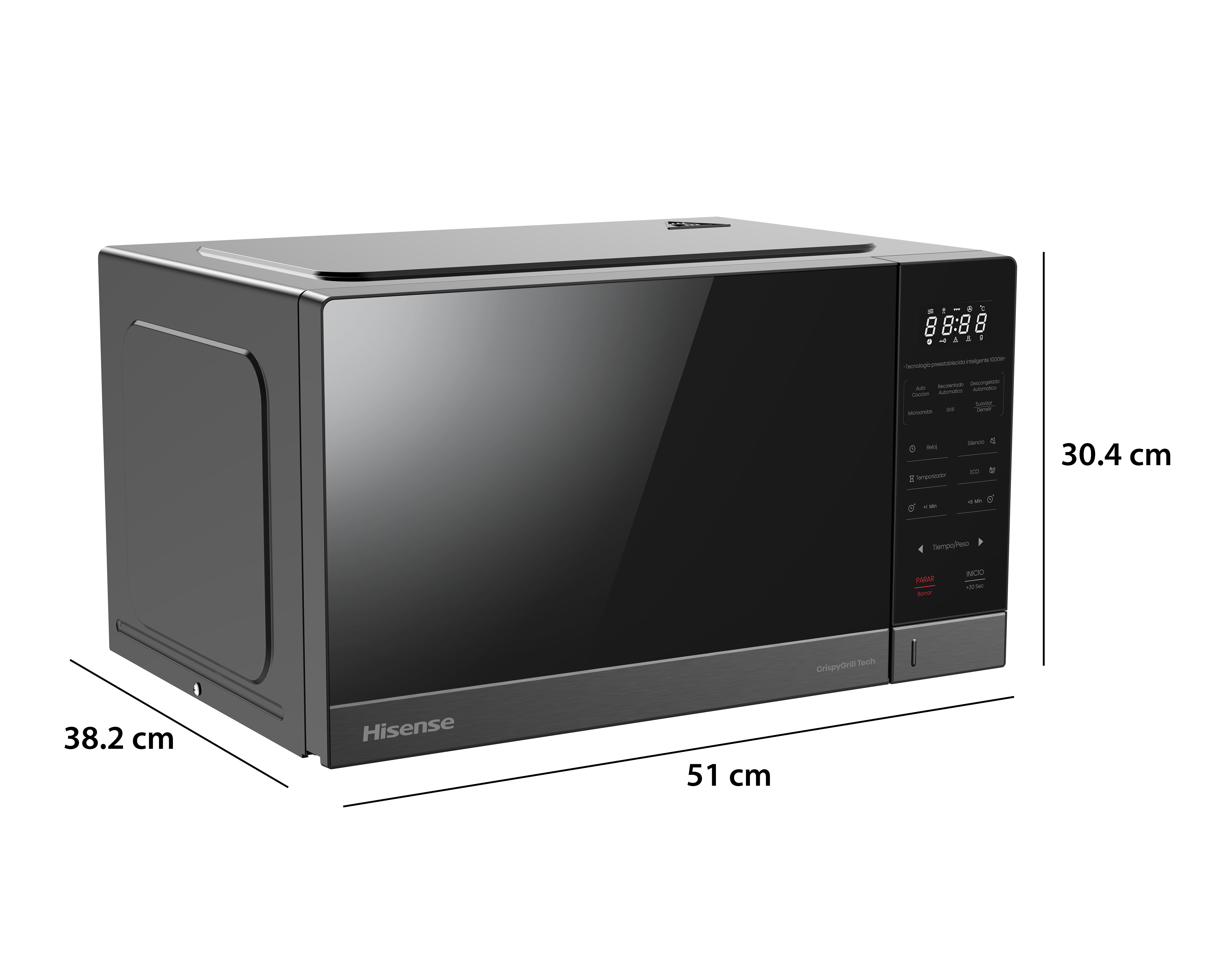 Foto 5 | Foto 5 | Horno de Microondas Hisense 1.1 Pies HMMG3010BMG Negro