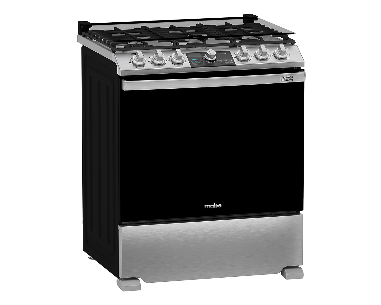 Estufa Mabe de Piso 30 Pulgadas 6 Quemadores de Gas EMH7613DSS0 Función Easy Clean Pro