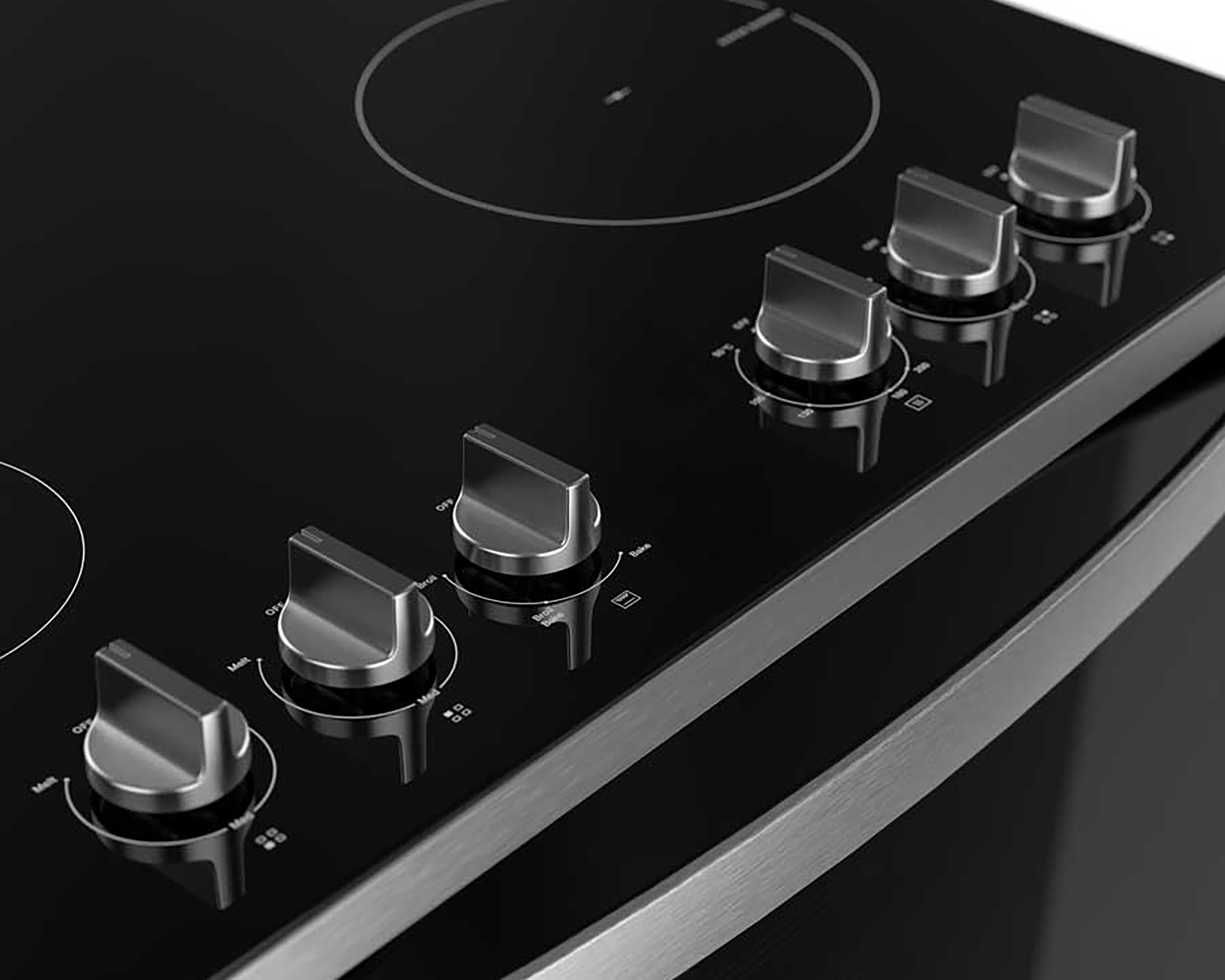 Foto 6 pulgar | Foto 5 | Estufa Whirlpool de Piso 30 Pulgadas con 4 Quemadores Eléctrica WFRE1300D con Horno 3 en 1