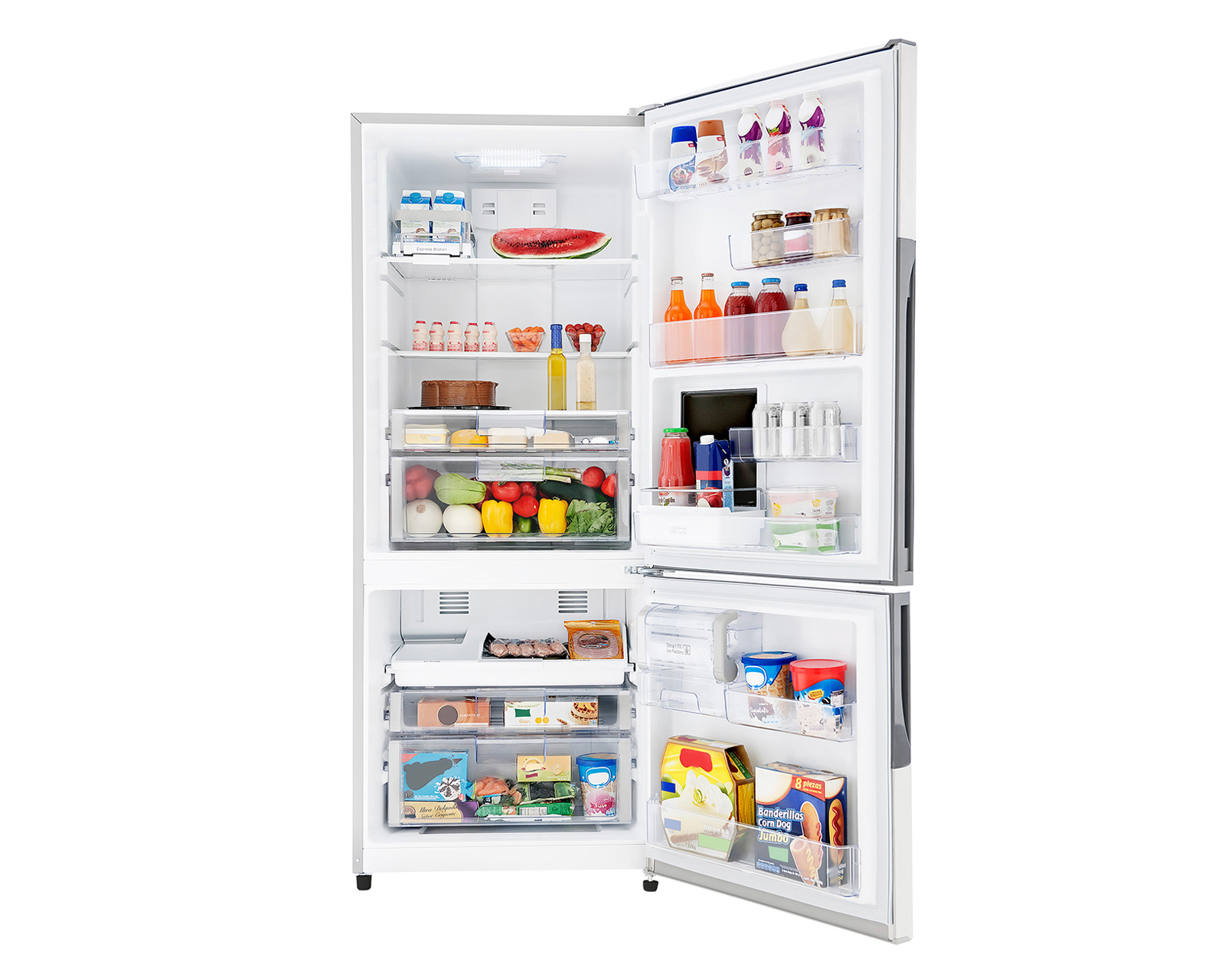 Foto 5 pulgar | Foto 4 | Refrigerador Mabe Bottom Mount 19 Pies Acero RMB520IWMRX1