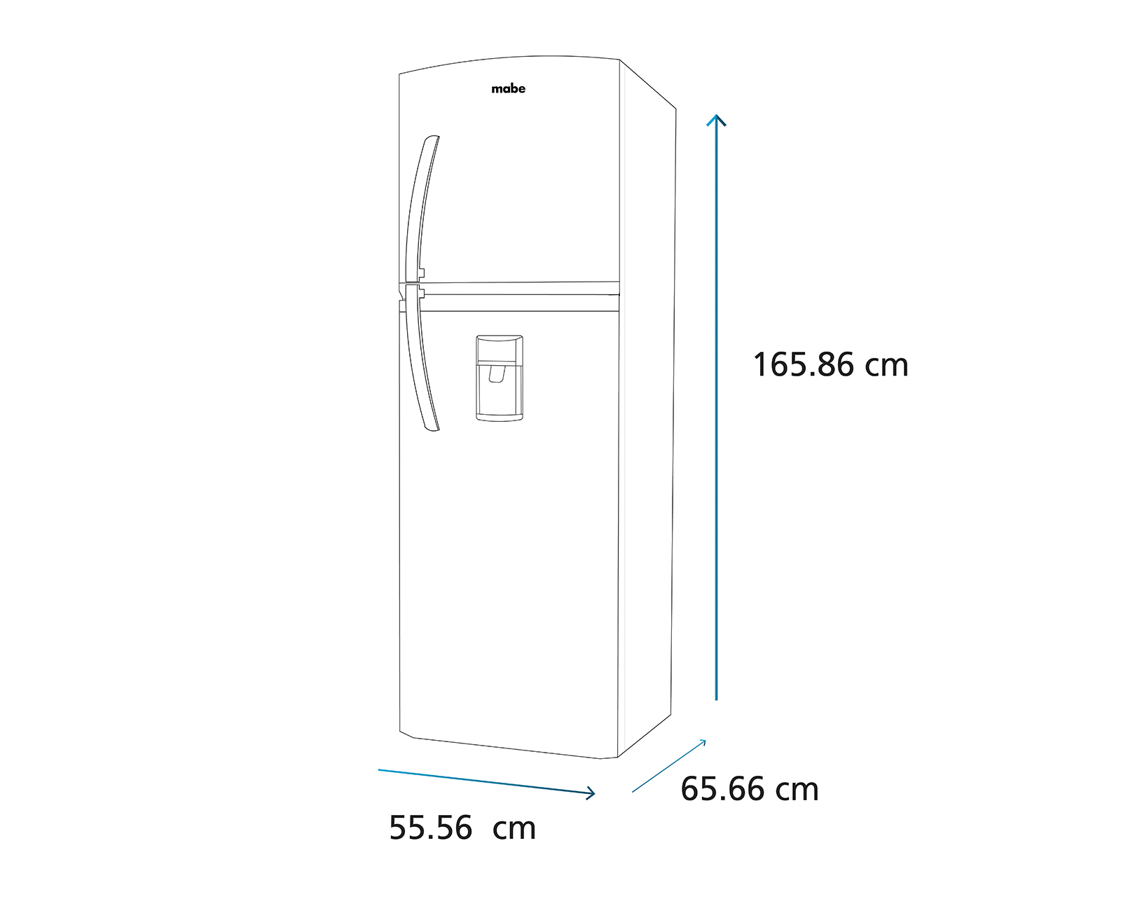 Foto 8 pulgar | Foto 7 | Refrigerador Mabe Top Mount 10 Pies Negro RMA250FYMRP0