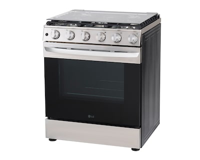 Foto 6 | Foto 6 | Estufa LG de Piso 30 Pulgadas con 5 Quemadores de Gas LRGL5840S.BSTFGSS Gris Easy Clean