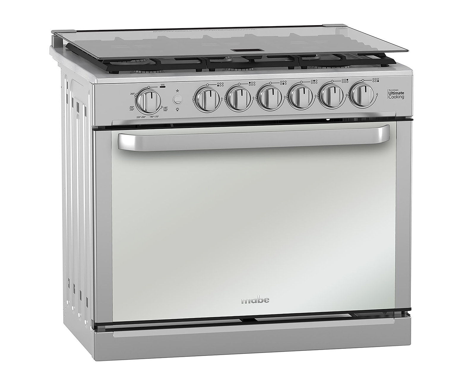 Estufa Mabe de Empotre 30 pulgadas con 6 Quemadores de Gas MA0C80400CI0 Ultimate