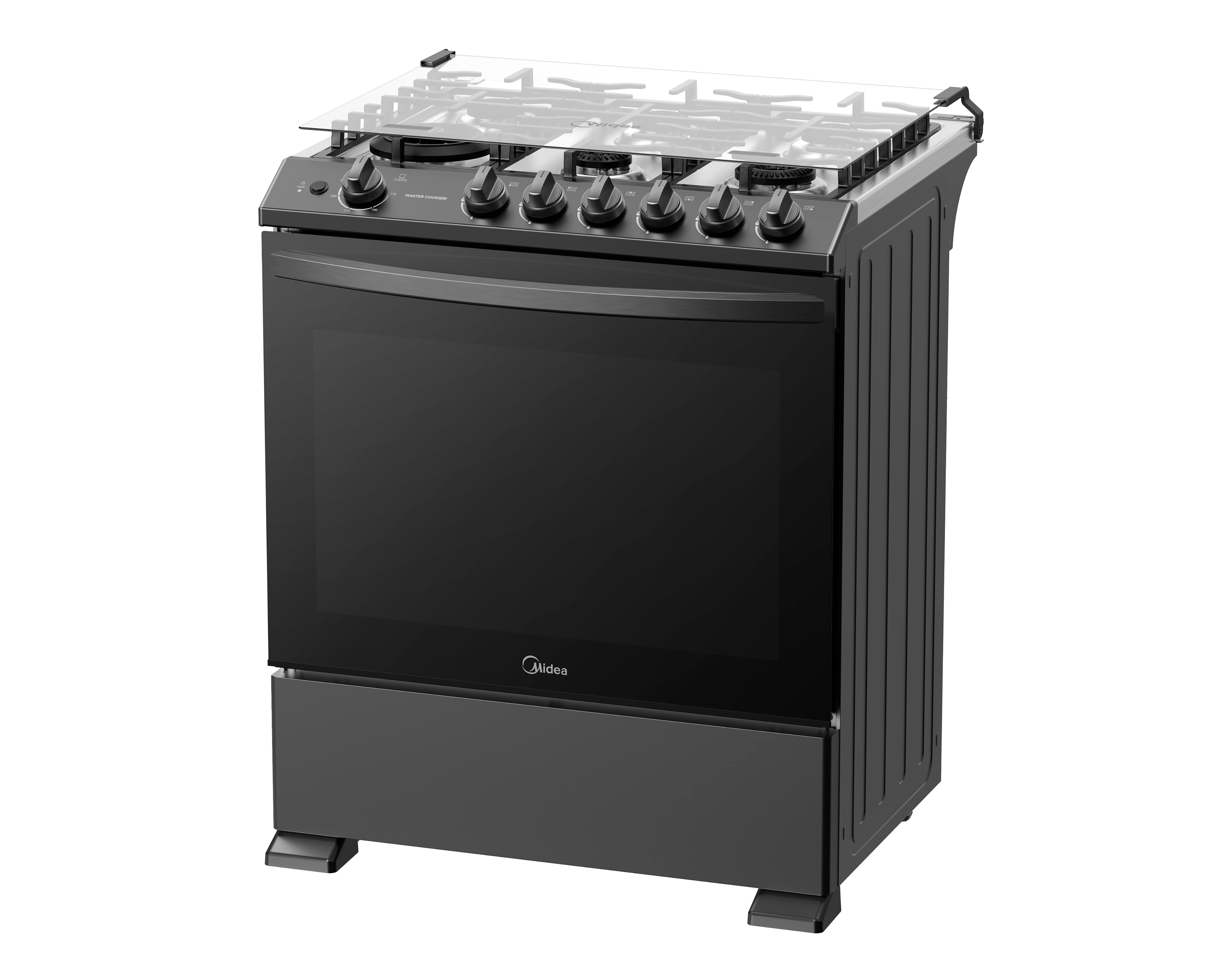 Foto 5 | Foto 5 | Estufa Midea de Piso 30 Pulgadas con 6 Quemadores Electrica MGS30FS1LIASDT Funcionamiento Master Flame